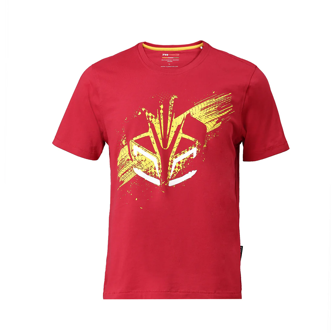 TVS Racing Red Cyborg Crew neck T Shirt - Image 7
