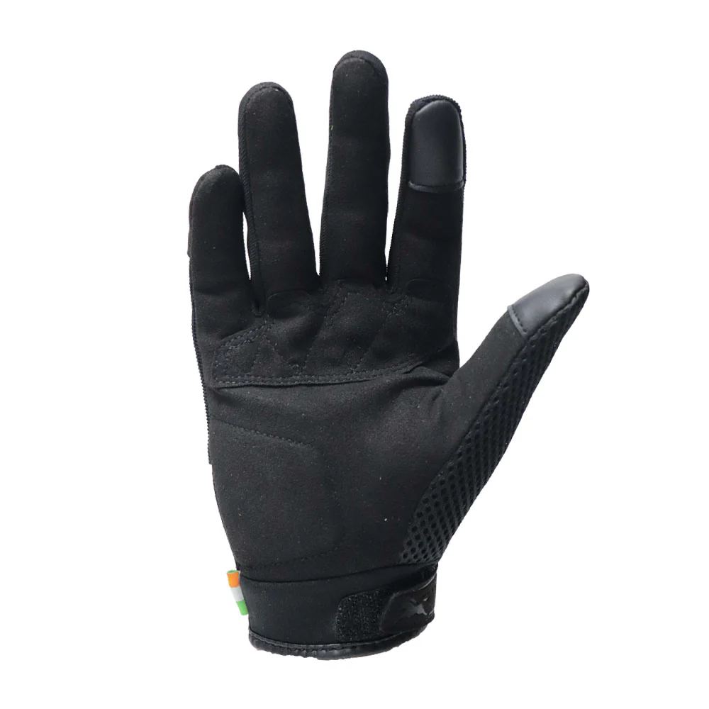 TVS Racing City Riding Gloves Black Lightweight and Durable Protection - Image 4