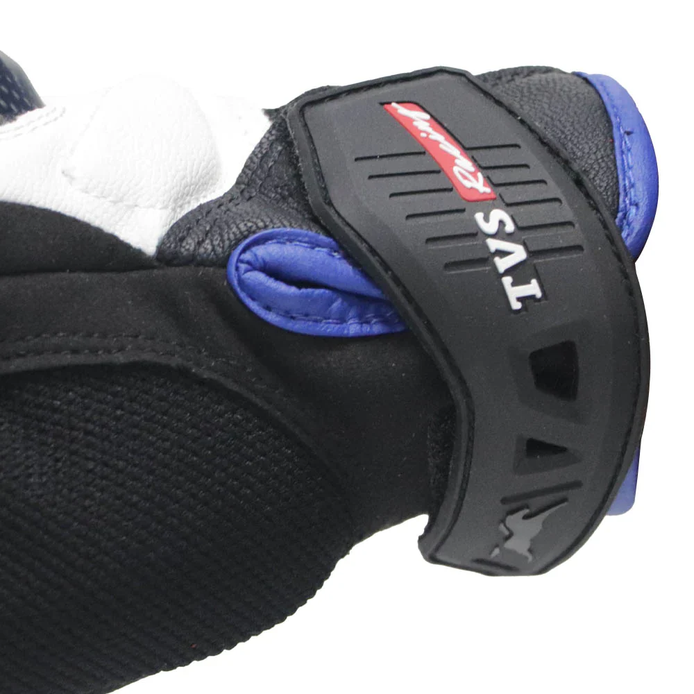TVS Racing City Riding Gloves for Men – Hard SONIC Protected, Touch Screen Compatible, & Visor Wiper Fingertips – Premium Bike Gloves for Riding Comfort (Black) - Image 14