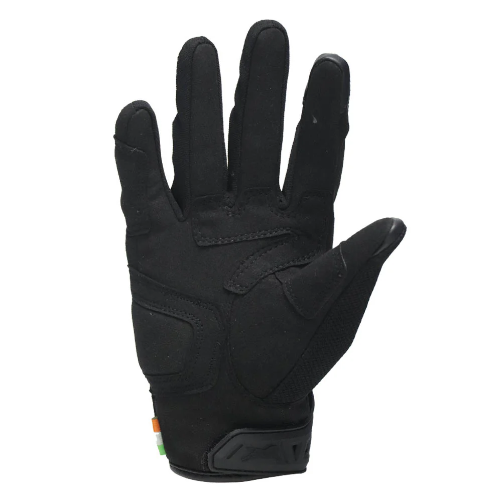 TVS Racing City Riding Gloves for Men – Hard SONIC Protected, Touch Screen Compatible, & Visor Wiper Fingertips – Premium Bike Gloves for Riding Comfort (Black) - Image 4