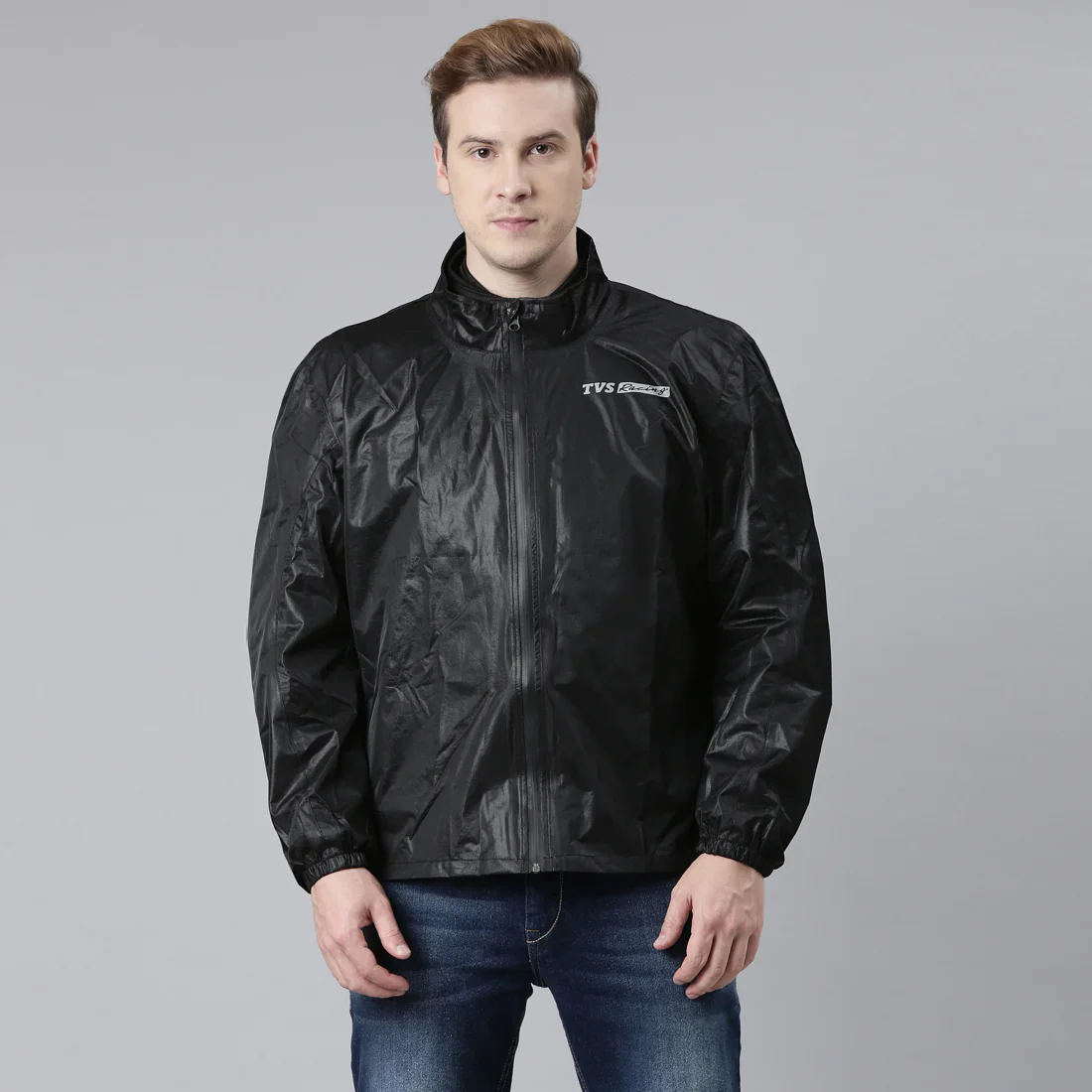 TVS Racing Asphalt Riding Jacket for Men- High Abrasion 600D Polyester, CE Level 2 Armour Protection – Essential Bike Jacket for Bikers (Grey) - Image 41