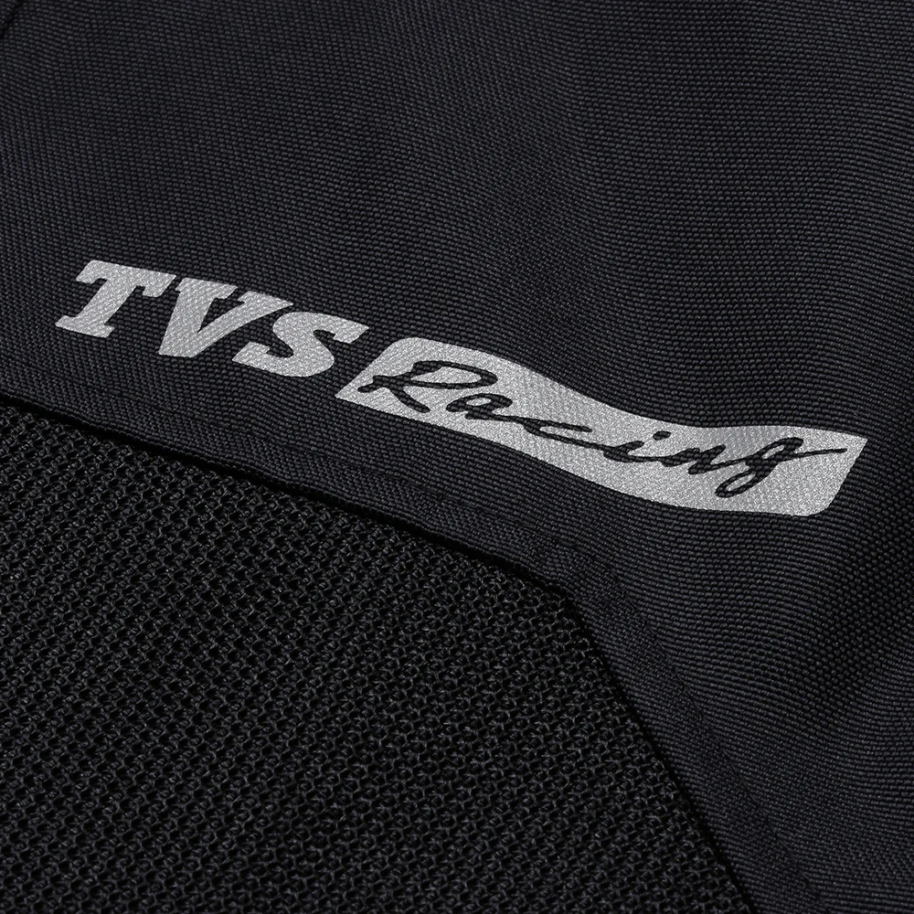 TVS Racing Asphalt Riding Jacket for Men- High Abrasion 600D Polyester, CE Level 2 Armour Protection – Essential Bike Jacket for Bikers (Grey) - Image 6