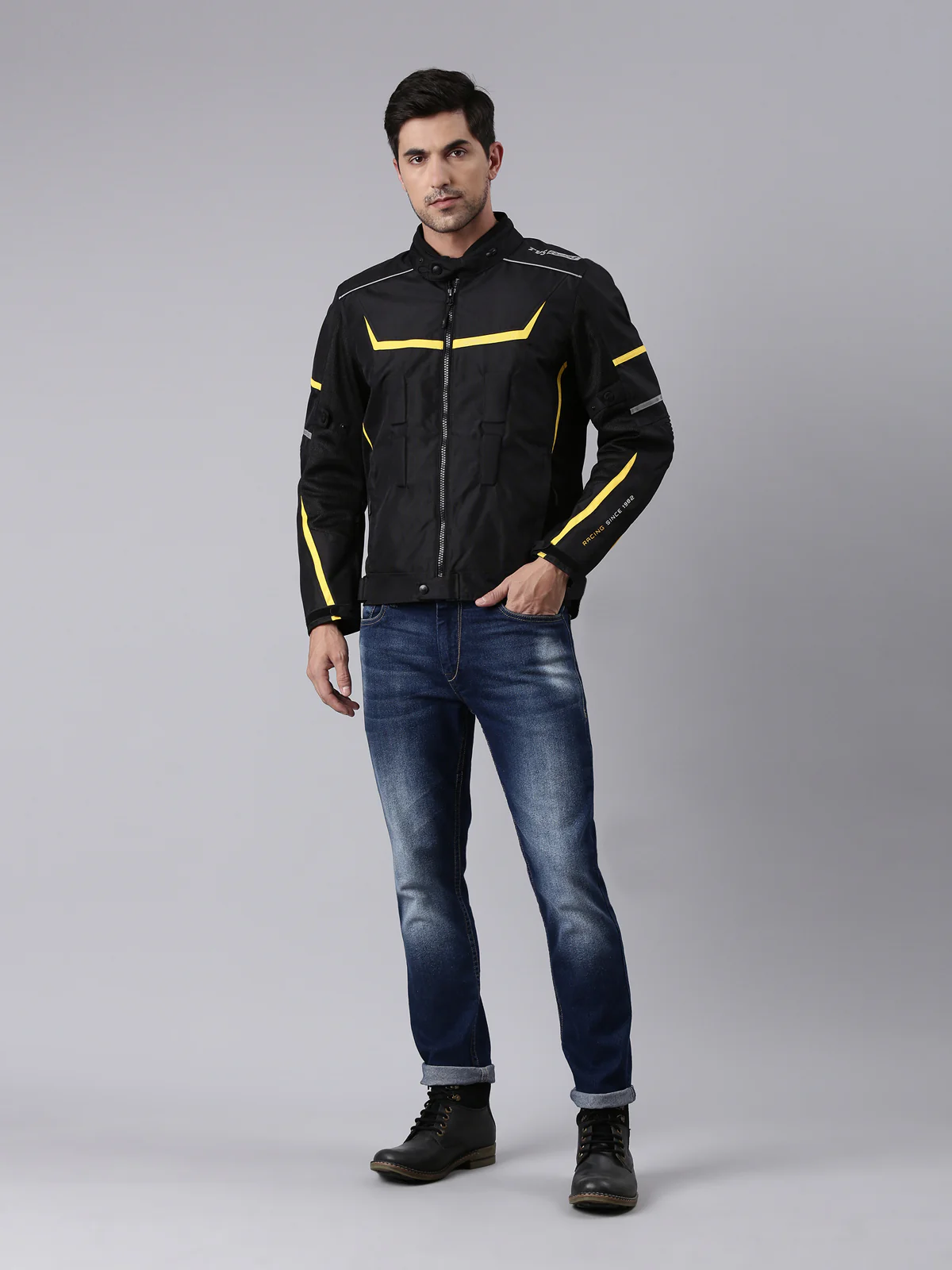 TVS Racing Arsenal Riding Jacket (KNOX ARMOURS - CE LEVEL 2) - Image 5
