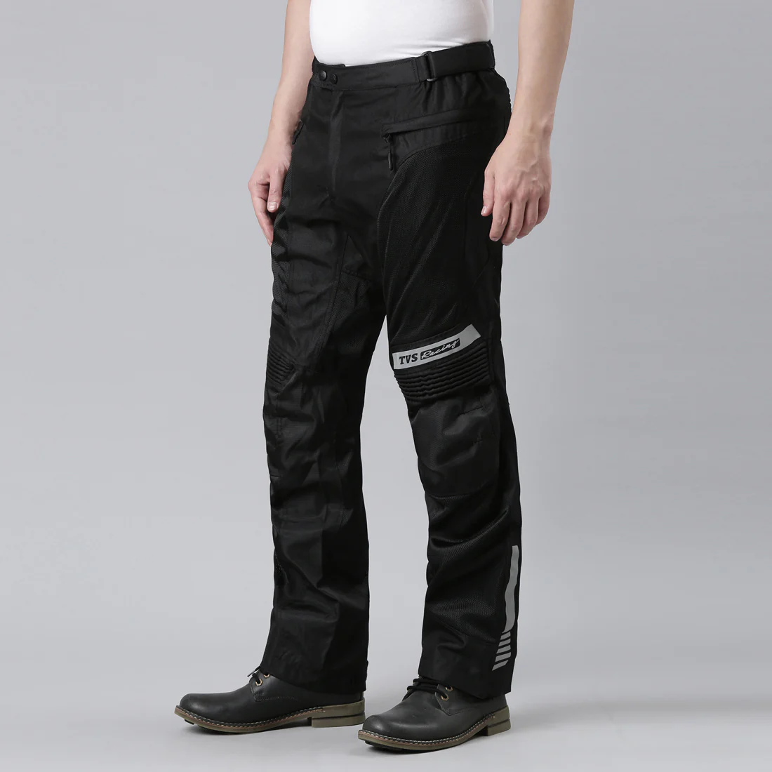 TVS Racing Sprinter Riding Pant Black Lightweight & Flexible - Image 2