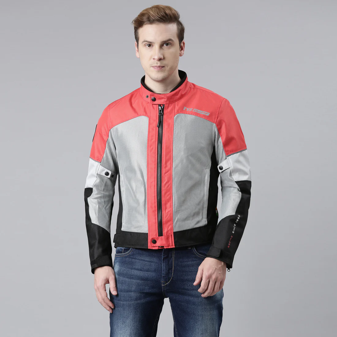 TVS Racing Street Striker Jacket Red/Black  Superior Protection & Style - Image 38