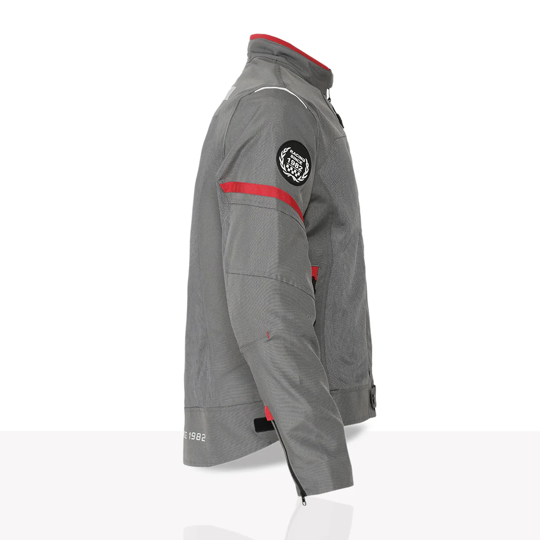 TVS Racing Tech-Core Road Jacket for Men | CE2 armour <5kN at Shoulders Elbows and Back | 600D Chassis | 310gsm Vent Mesh | High-Vis Reflective Tech| YKK zippers | Engineered for bikers - Image 16