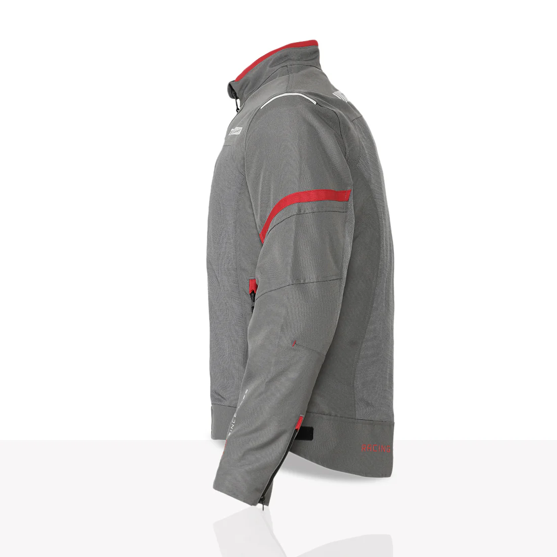 TVS Racing Tech-Core Road Jacket for Men | CE2 armour <5kN at Shoulders Elbows and Back | 600D Chassis | 310gsm Vent Mesh | High-Vis Reflective Tech| YKK zippers | Engineered for bikers - Image 17