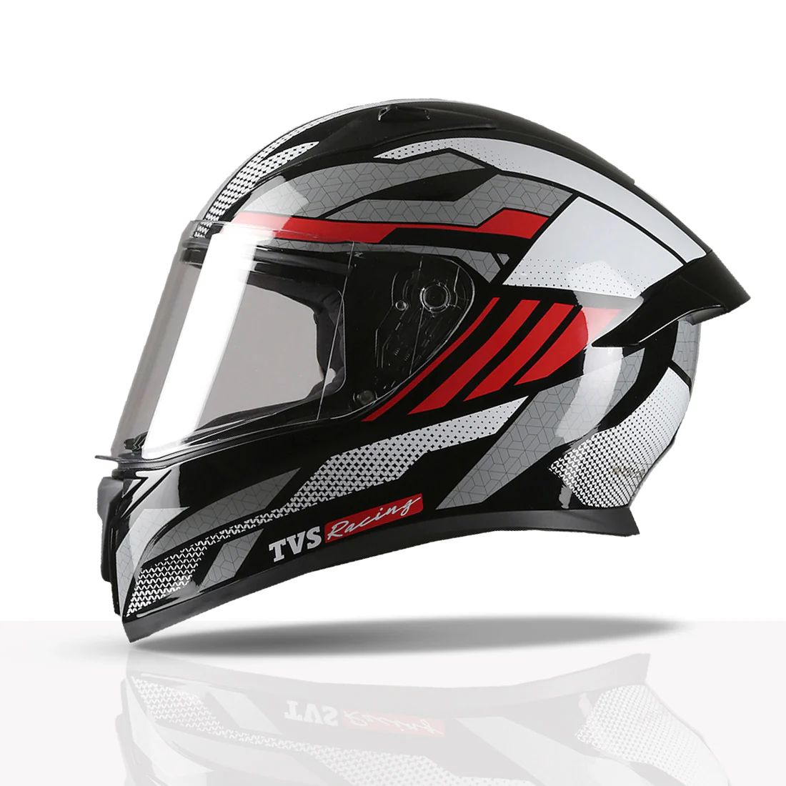 TVS Racing Titan Series Full Face Helmet for Men | Premium Bike Helmets with ABS Shell, UV Paint | Quick Release System | Aerodynamic Design | DOT & ISI Certified - Image 61