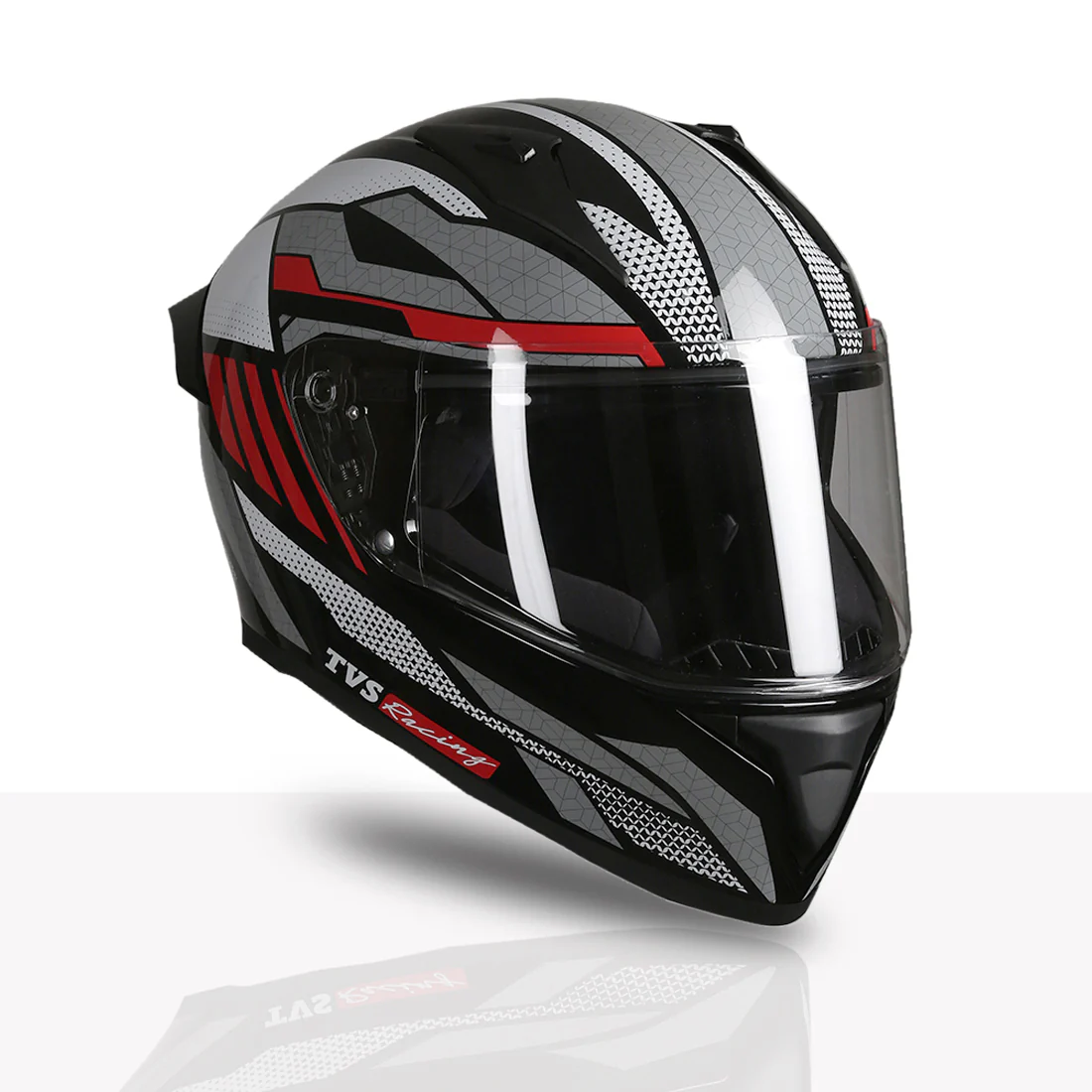 TVS Racing Titan Series Full Face Helmet for Men | Premium Bike Helmets with ABS Shell, UV Paint | Quick Release System | Aerodynamic Design | DOT & ISI Certified - Image 66
