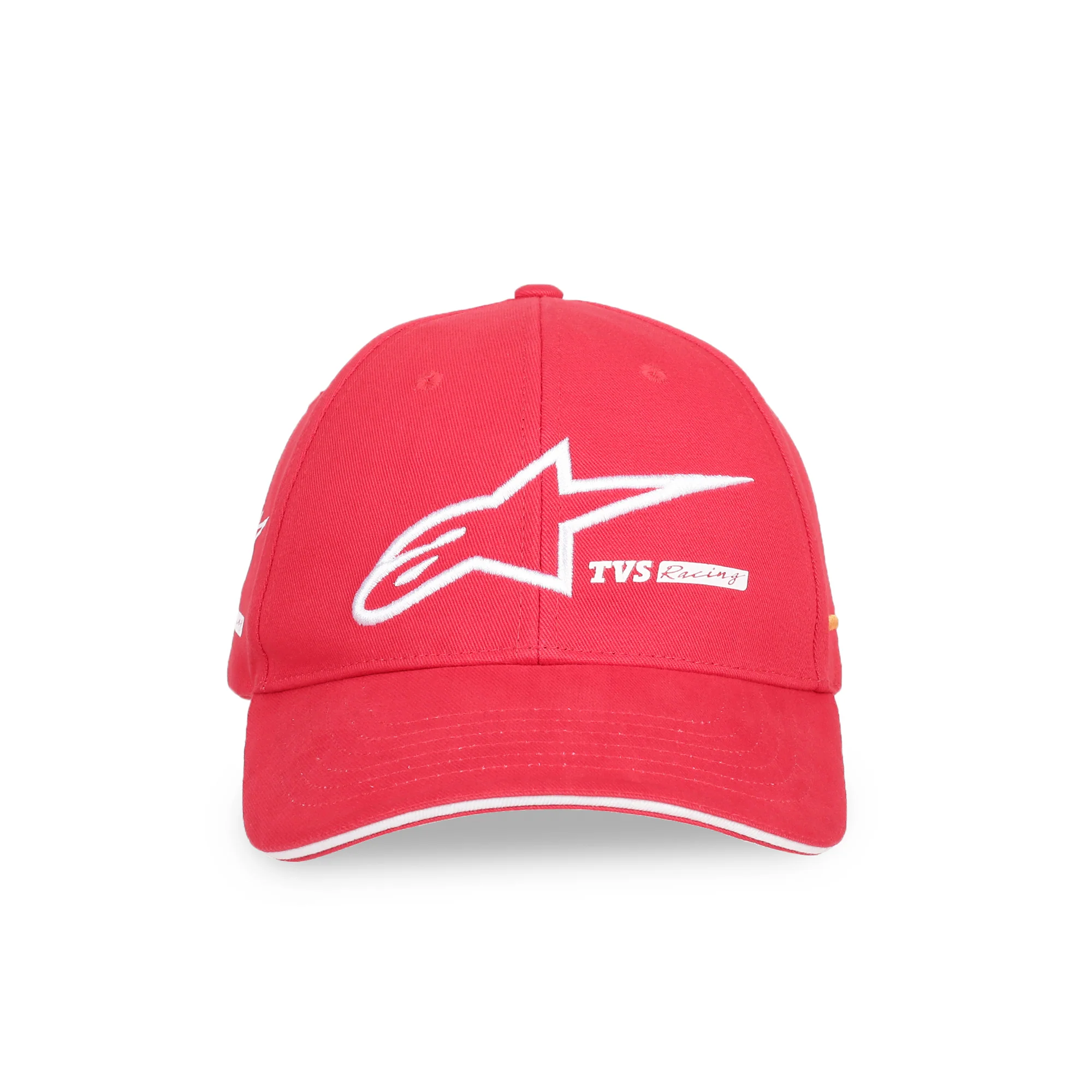 TVS Racing x Alpinestars Cap – 100% Cotton Twill, Breathable & Skin-Friendly Fabric, 6-Panel Design, Adjustable Metal Buckle Closure, Flexible Peak for Sunshade, and Embroidered Branding - Image 7