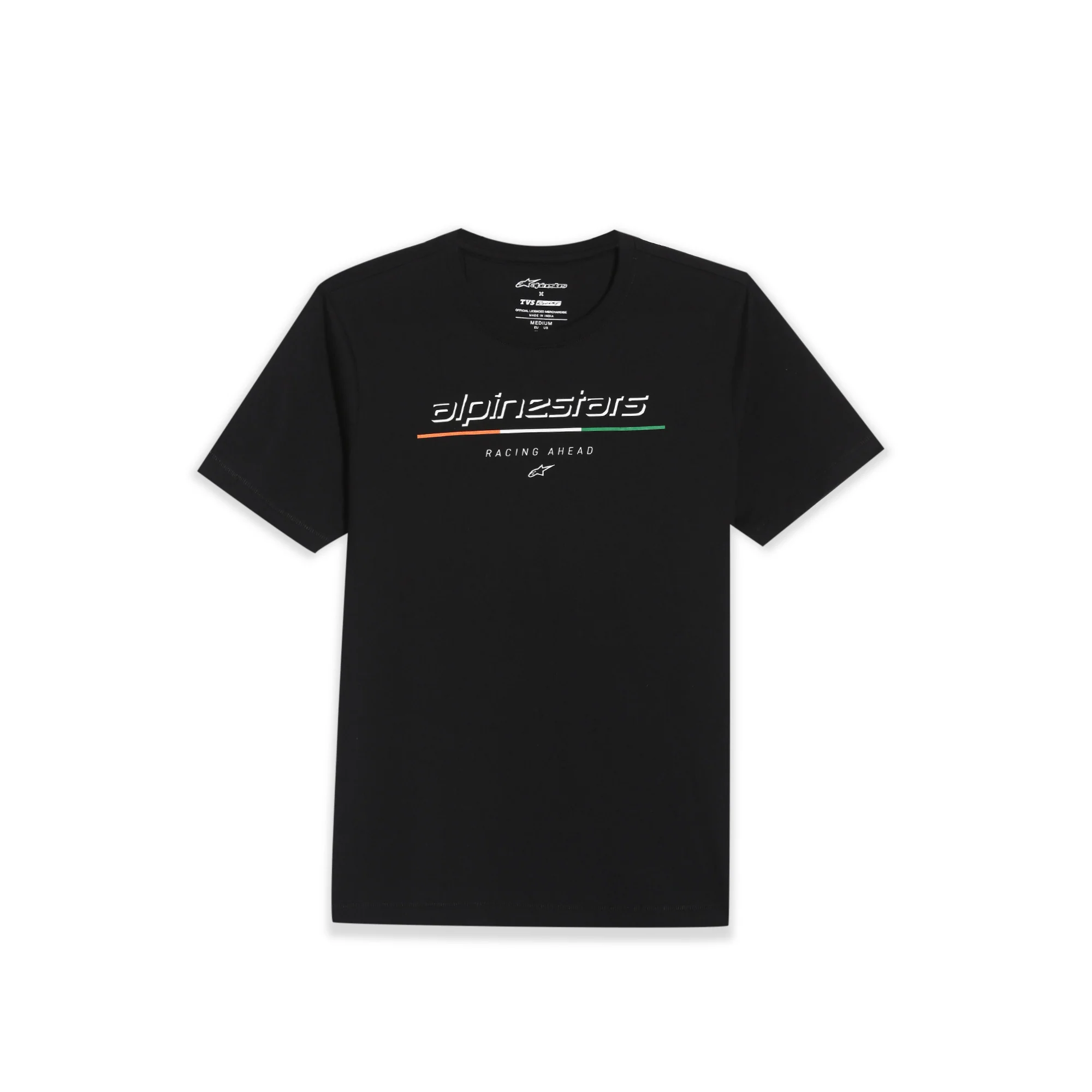 TVS Racing x Alpinestars Crew Neck T-Shirt-100% Soft Combed Cotton, Breathable & Anti-Microbial Fabric, Non-PVC Print, No-Chafe Skin-Friendly Comfort for Racing & Casual Everyday Wear - Image 6