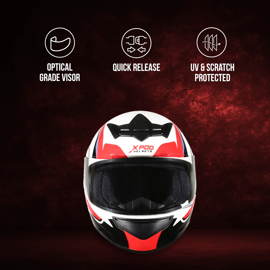 TVS XPOD Helmet - Stylish Full Face Protection - Image 21