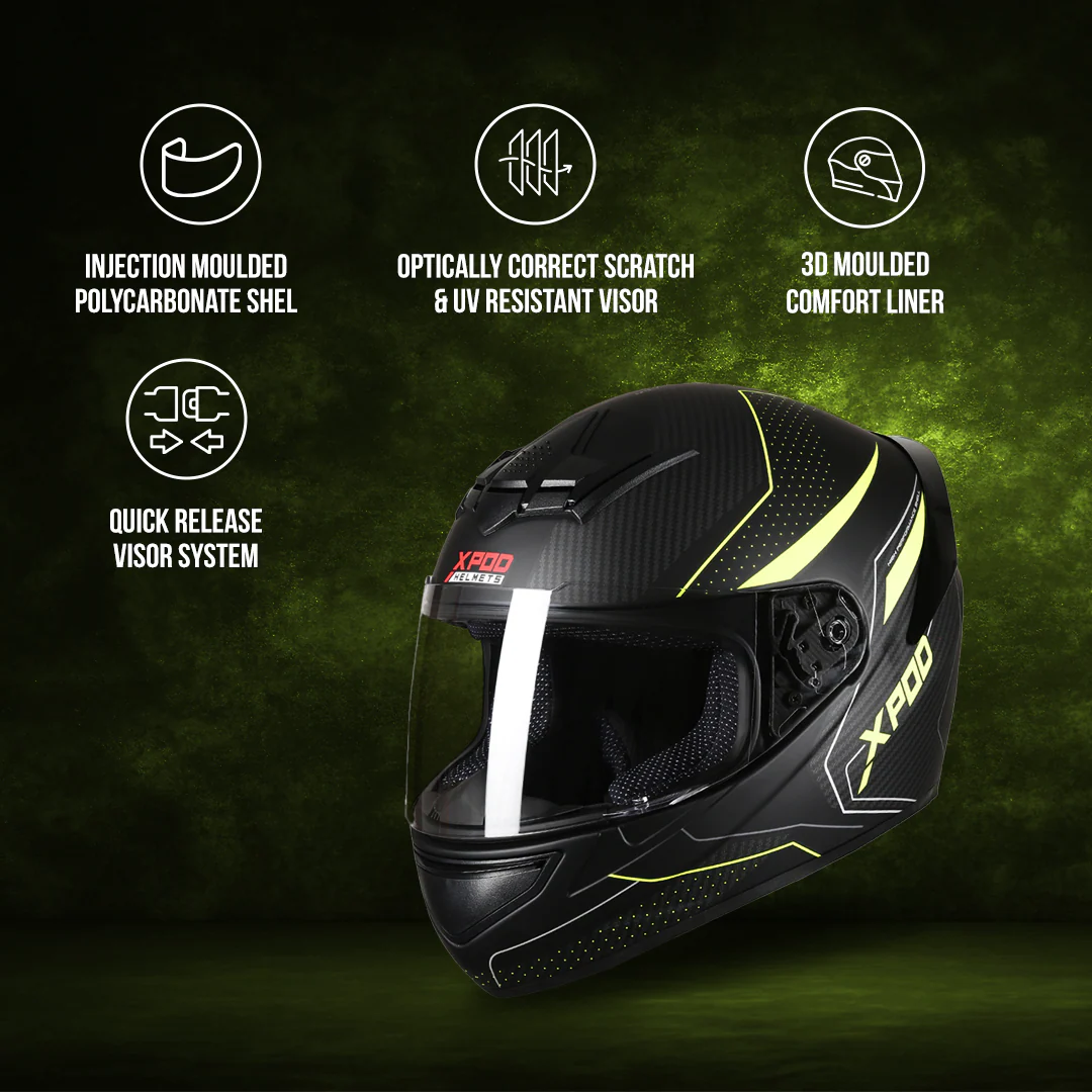 TVS XPOD Helmet - Stylish Full Face Protection - Image 27