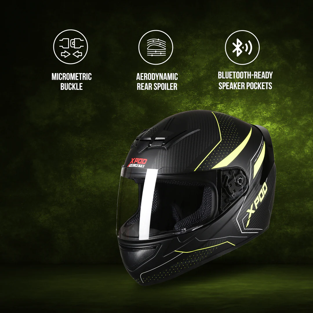 TVS XPOD Helmet - Stylish Full Face Protection - Image 28