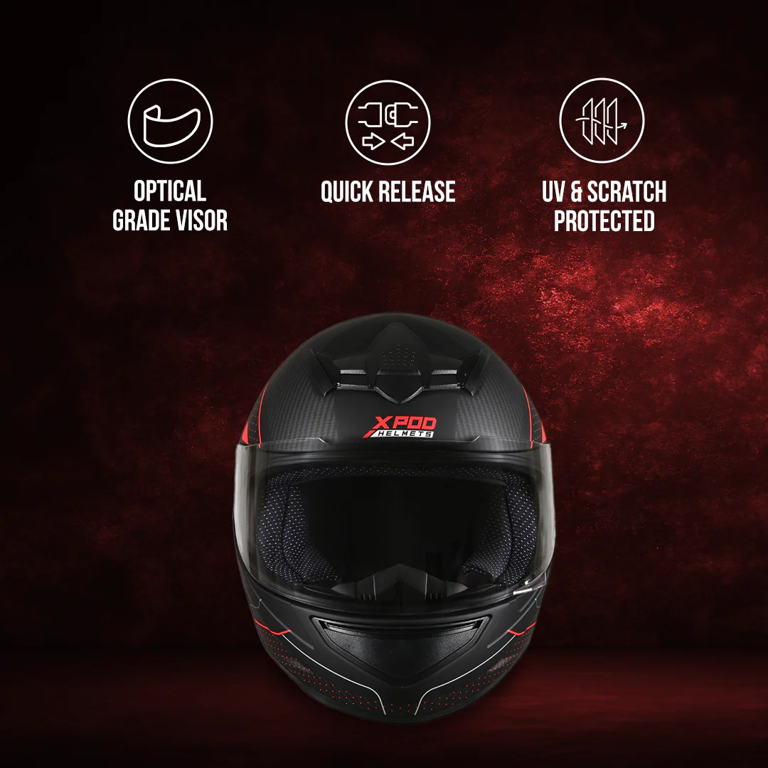 TVS XPOD Helmet - Stylish Full Face Protection - Image 45