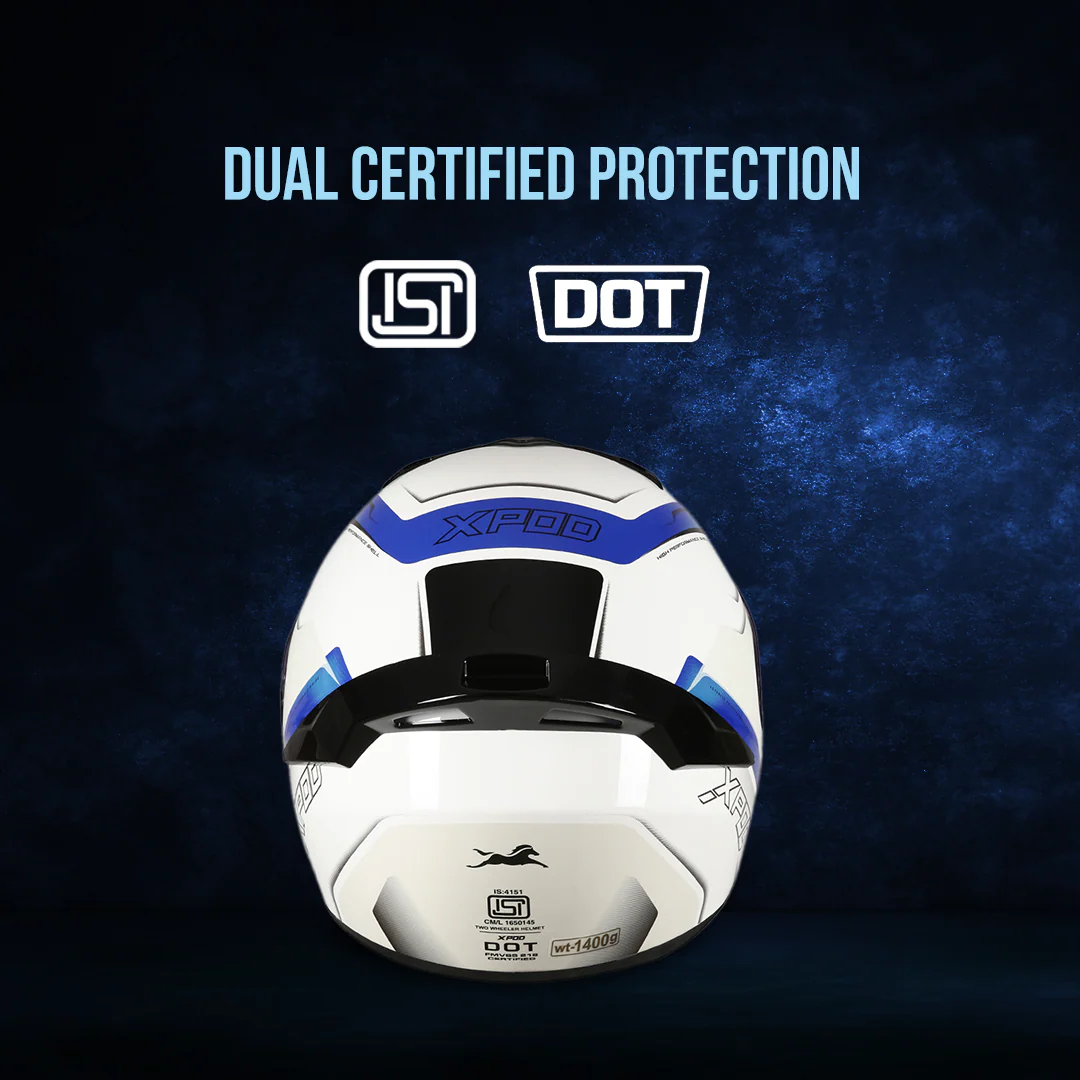 TVS XPOD Helmet - Stylish Full Face Protection - Image 5