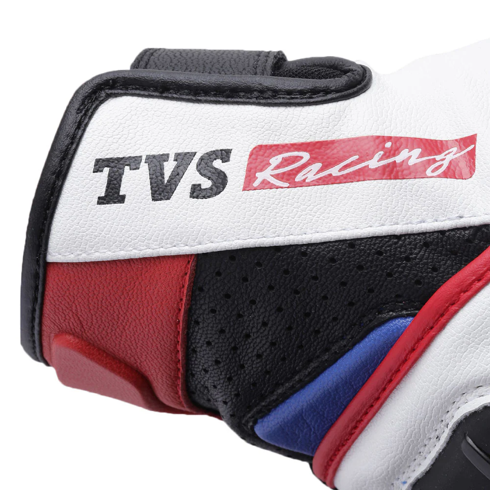 TVS Racing Race Riding Gloves for Men – Thermo-Plastic Rubber Protected, Touch Screen Compatible, & Visor Wiper Fingertips – Premium Bike Gloves for Off Roads - Image 4