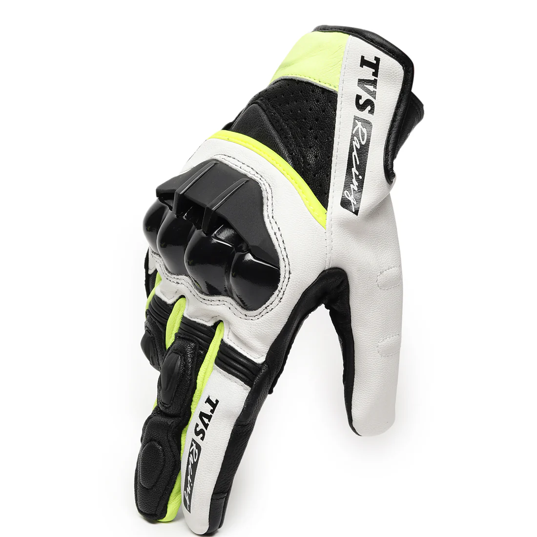 TVS Racing Race Riding Gloves for Men – Thermo-Plastic Rubber Protected, Touch Screen Compatible, & Visor Wiper Fingertips – Premium Bike Gloves for Off Roads - Image 7