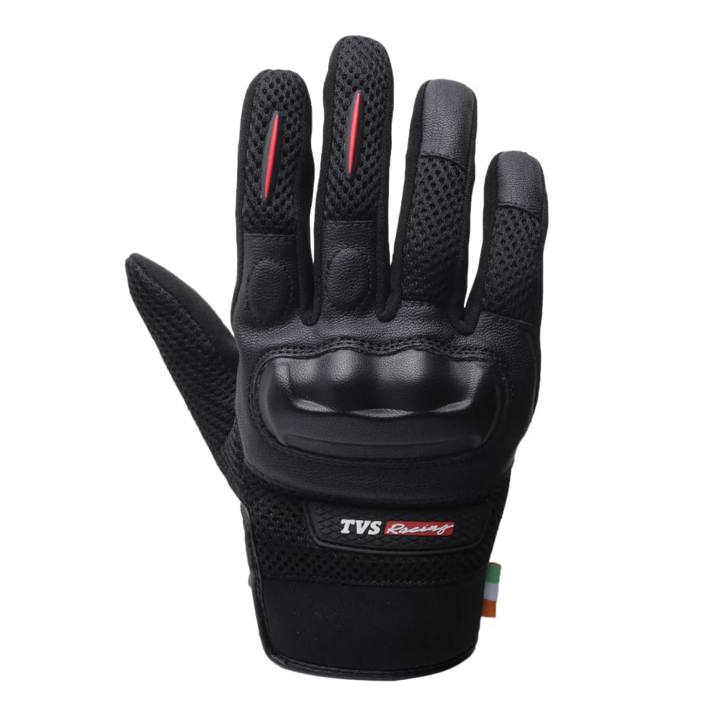 TVS Street Riding Gloves Black Sleek and Protective - Image 3