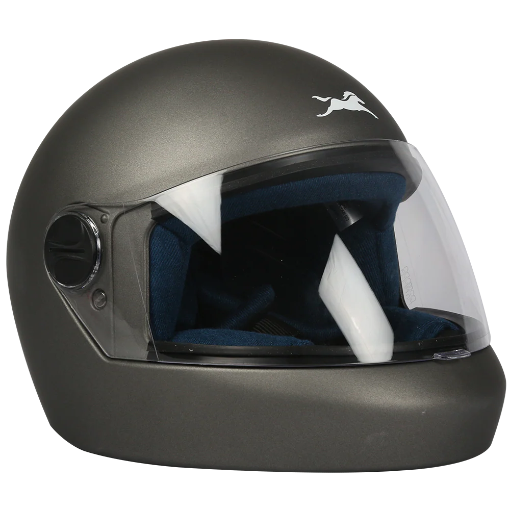 TVS Sil Met JL Full Face Helmet (Color: Grey) | ISI & DOT Certified | Superior Safety, Comfort, and Style for Every Ride - Image 2
