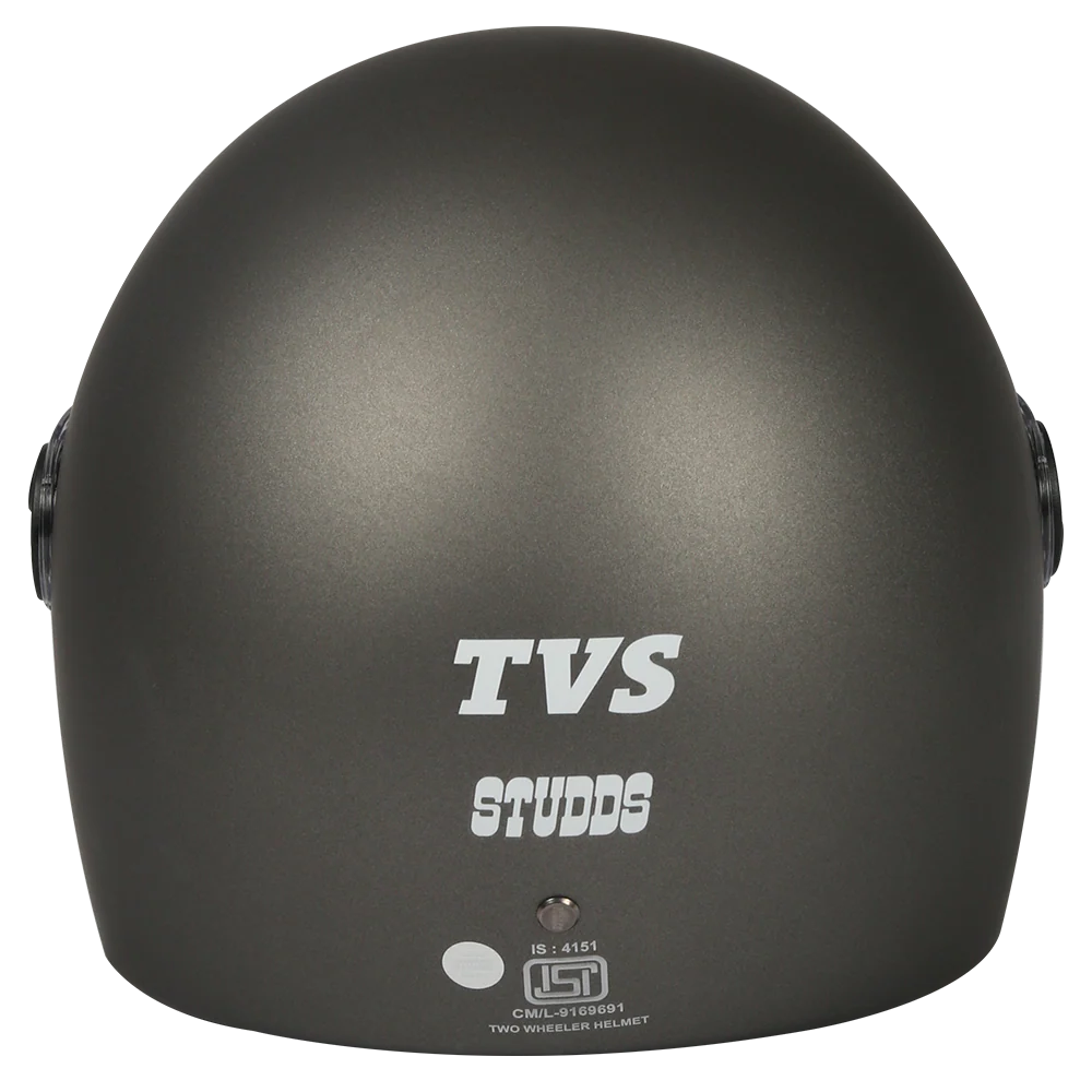 TVS Sil Met JL Full Face Helmet (Color: Grey) | ISI & DOT Certified | Superior Safety, Comfort, and Style for Every Ride - Image 5