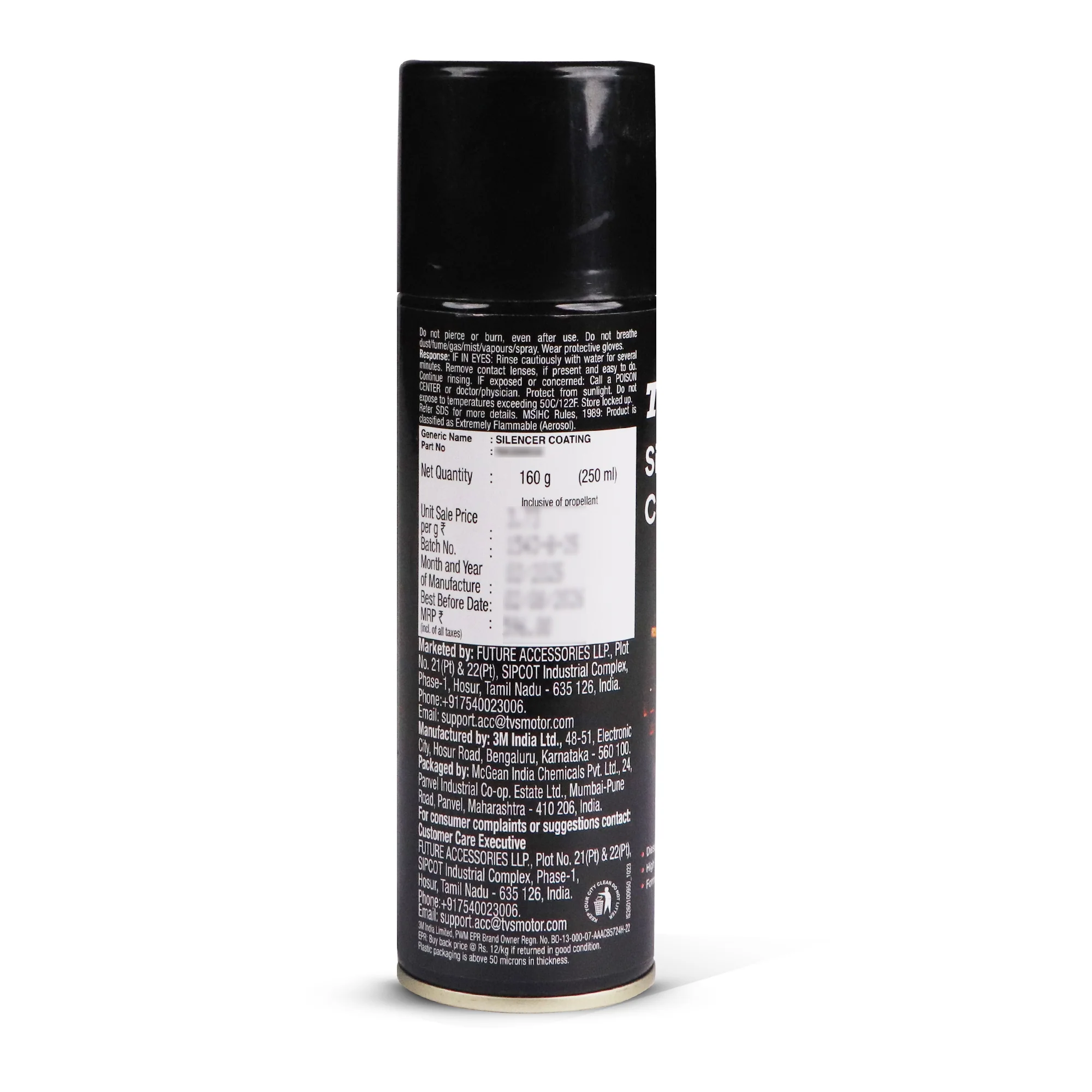 TVS Silencer Coating 250 ml. - Ultimate Protection and Heat Shield - Image 2