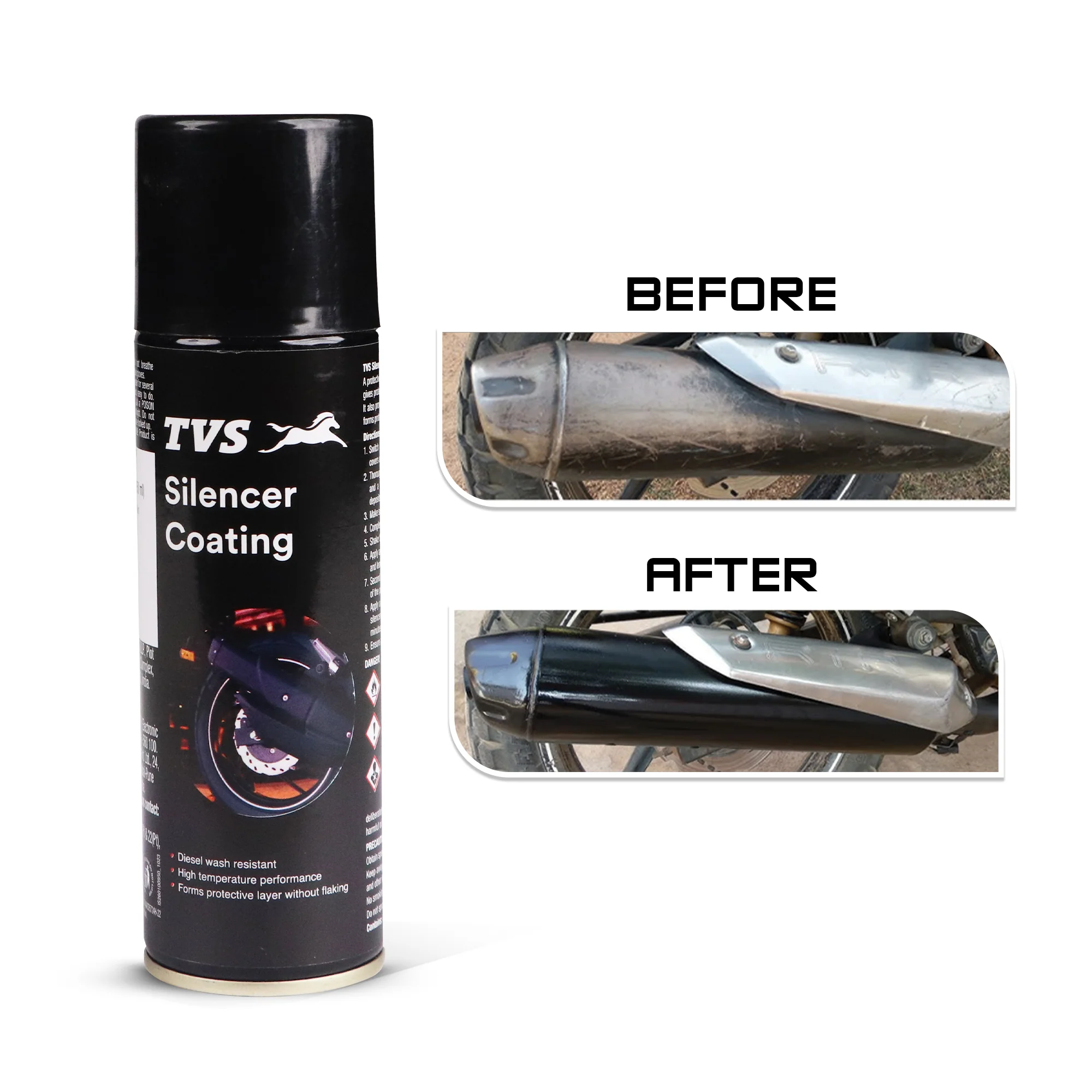 TVS Silencer Coating 250 ml. - Ultimate Protection and Heat Shield - Image 4