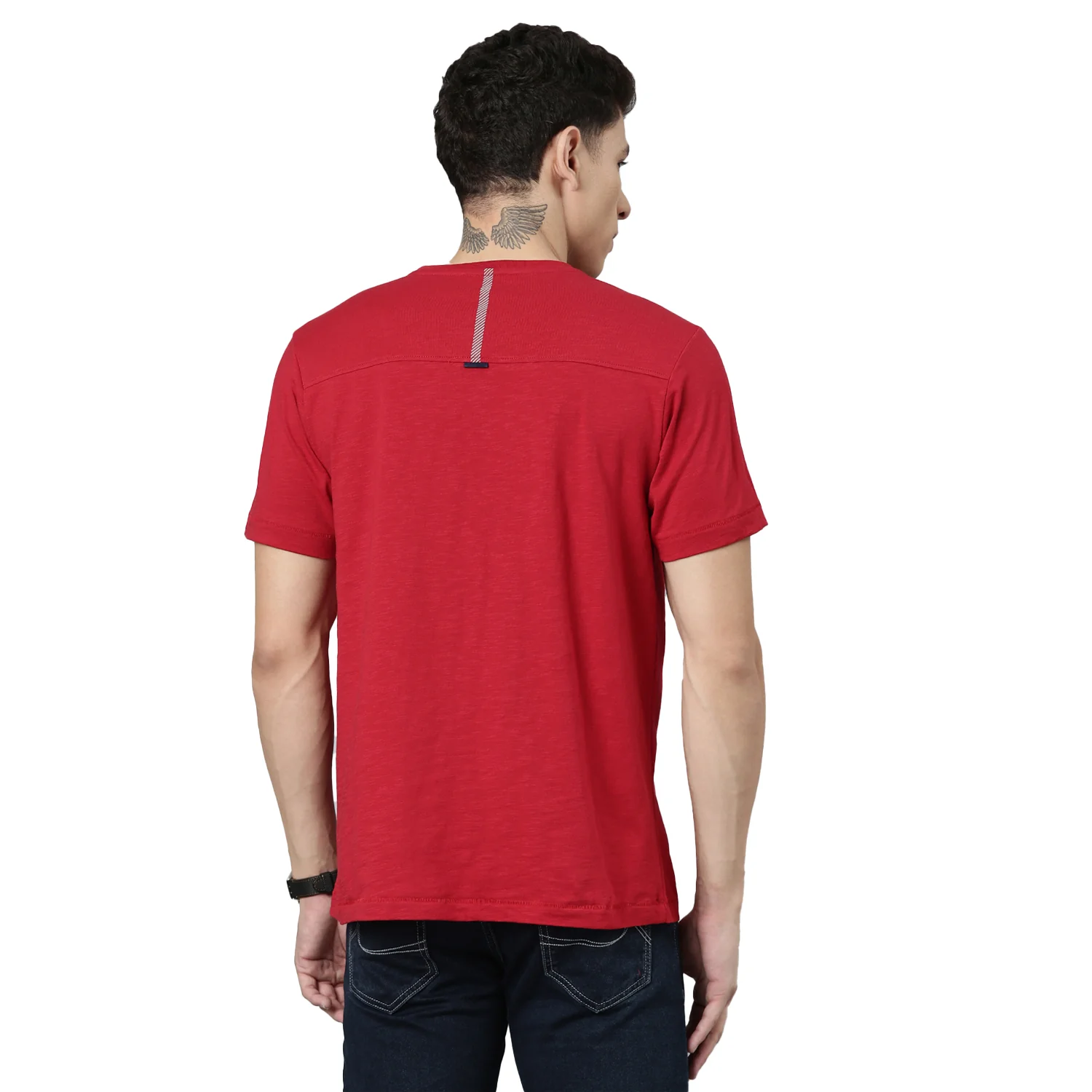 TVS Racing Crew Neck Solid Slub Tee - Image 4