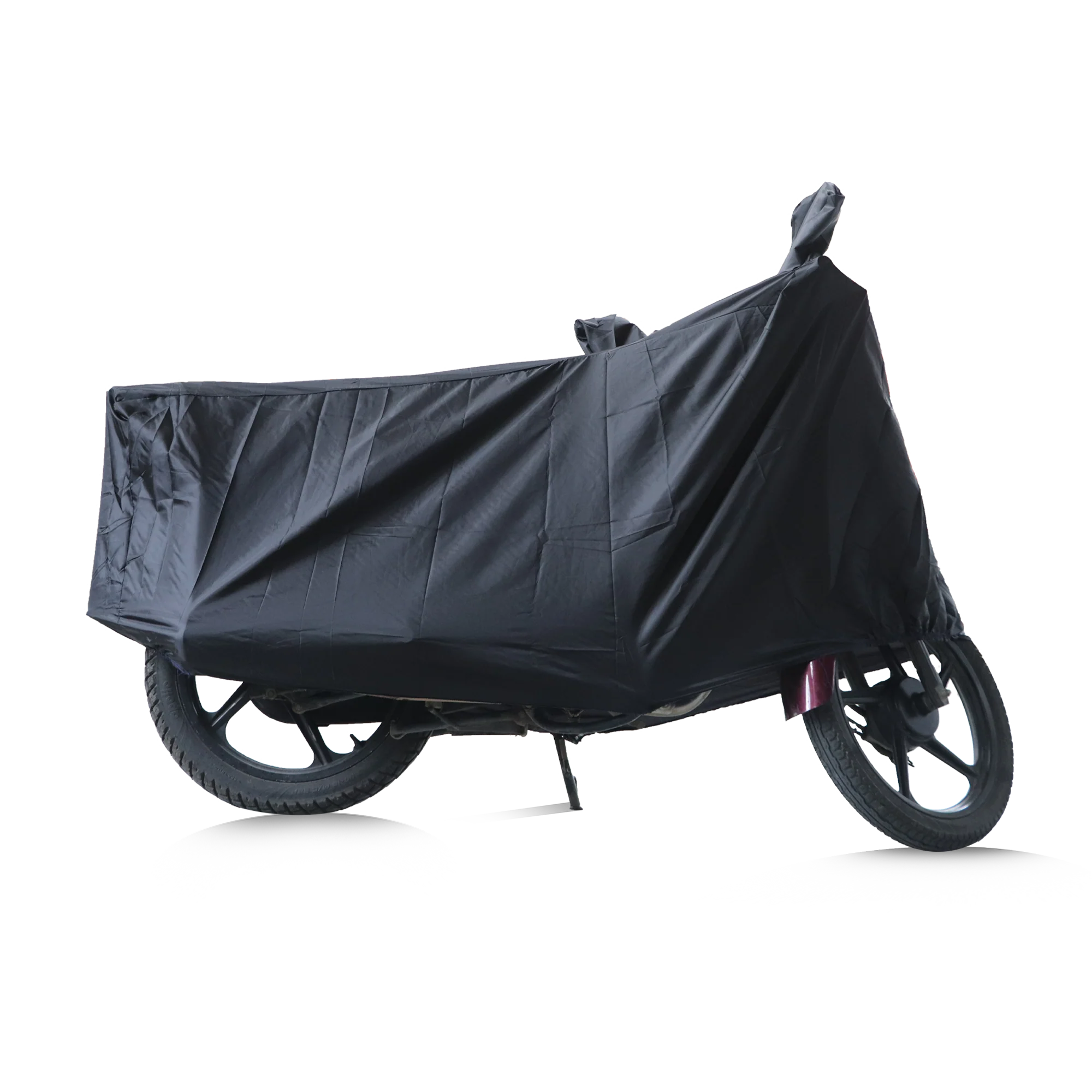 TVS Vehicle Cover Black with Elastic MC - Durable Protection - Image 3