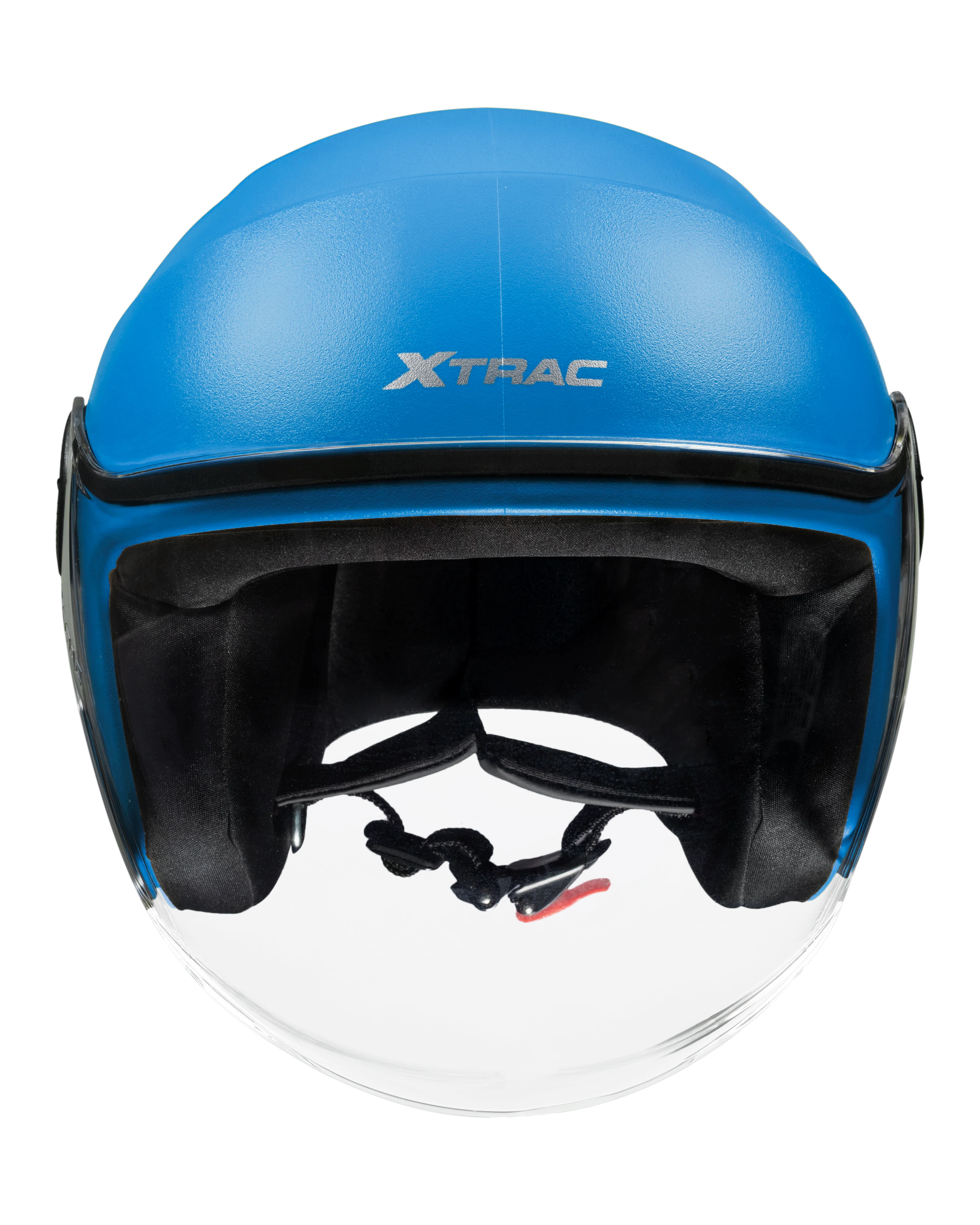 Xtrac Ace Open Face Helmet – ISI Certified Half Face Bike Helmet with ABS Shell, Clear Visor & Comfortable Padding - Image 10