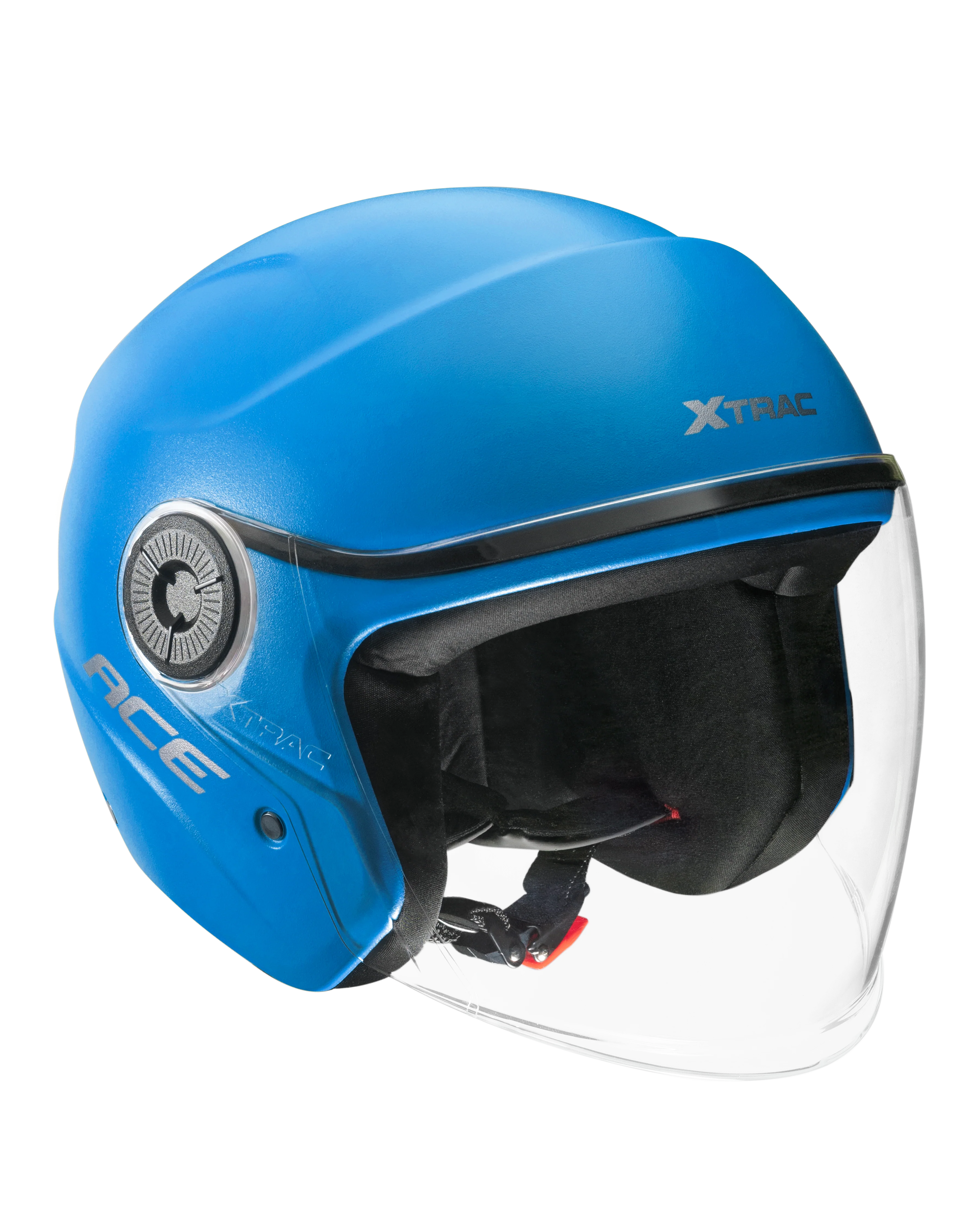 Xtrac Ace Open Face Helmet – ISI Certified Half Face Bike Helmet with ABS Shell, Clear Visor & Comfortable Padding - Image 12
