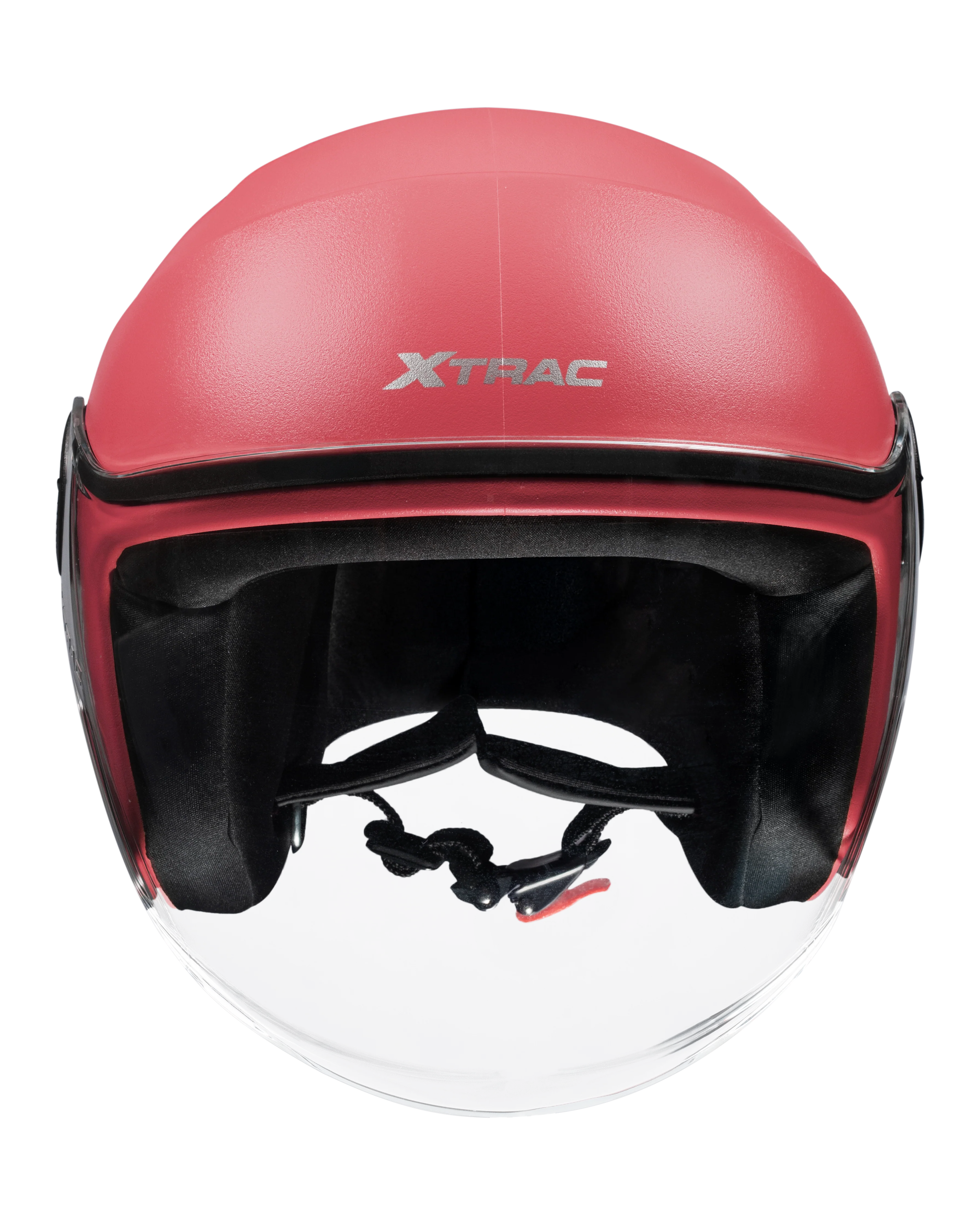 Xtrac Ace Open Face Helmet – ISI Certified Half Face Bike Helmet with ABS Shell, Clear Visor & Comfortable Padding - Image 23