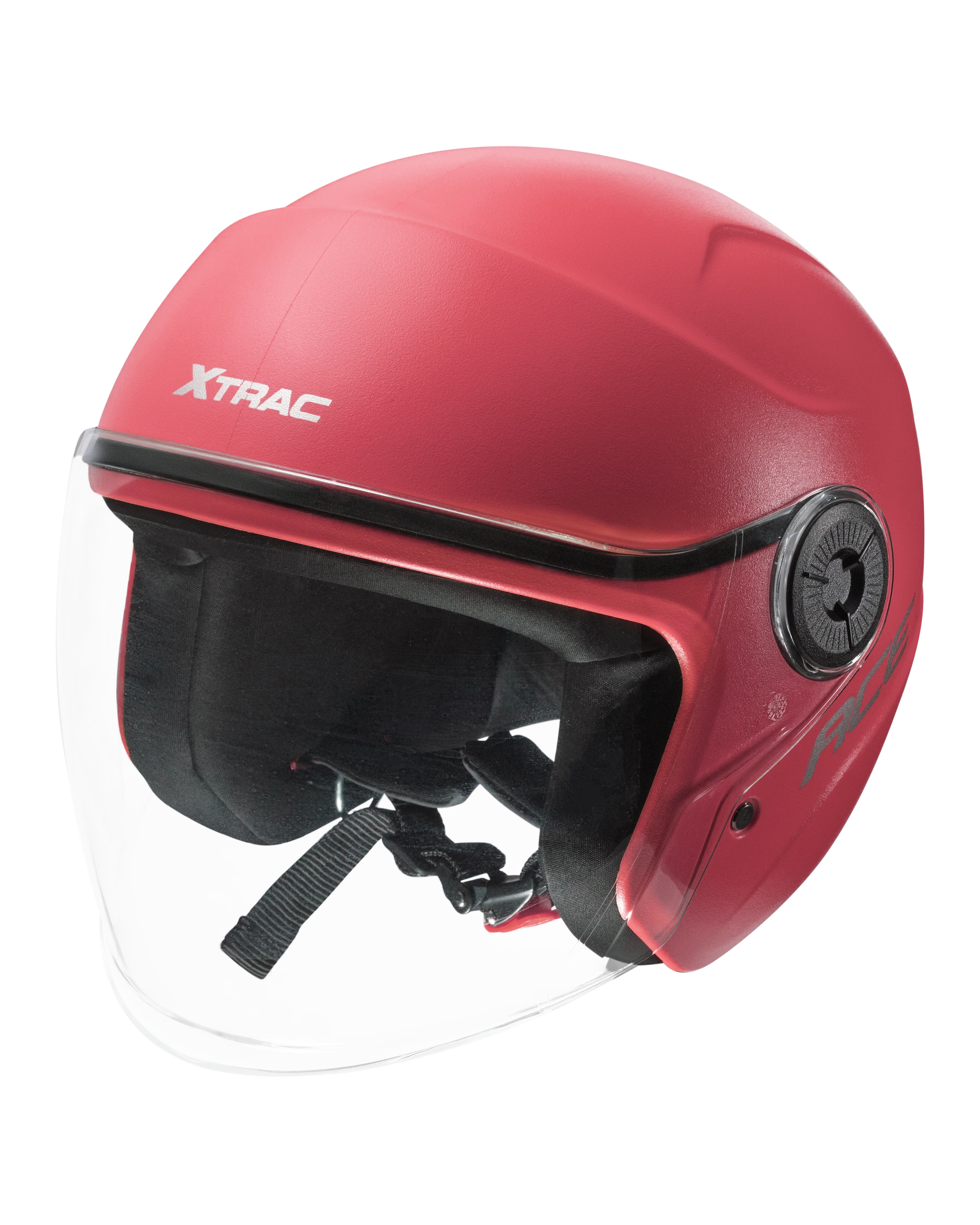 Xtrac Ace Open Face Helmet – ISI Certified Half Face Bike Helmet with ABS Shell, Clear Visor & Comfortable Padding - Image 28