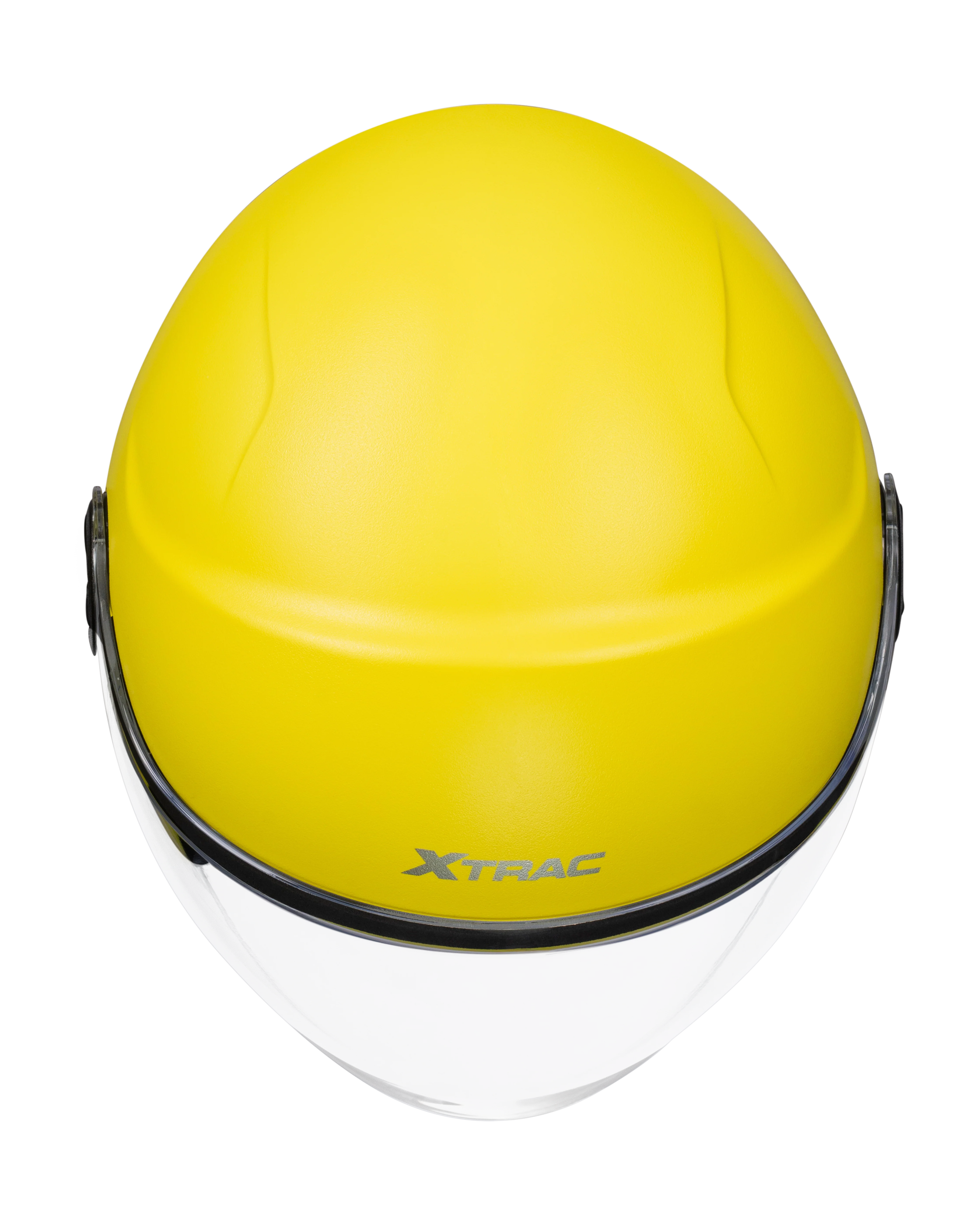 Xtrac Ace Open Face Helmet – ISI Certified Half Face Bike Helmet with ABS Shell, Clear Visor & Comfortable Padding - Image 41