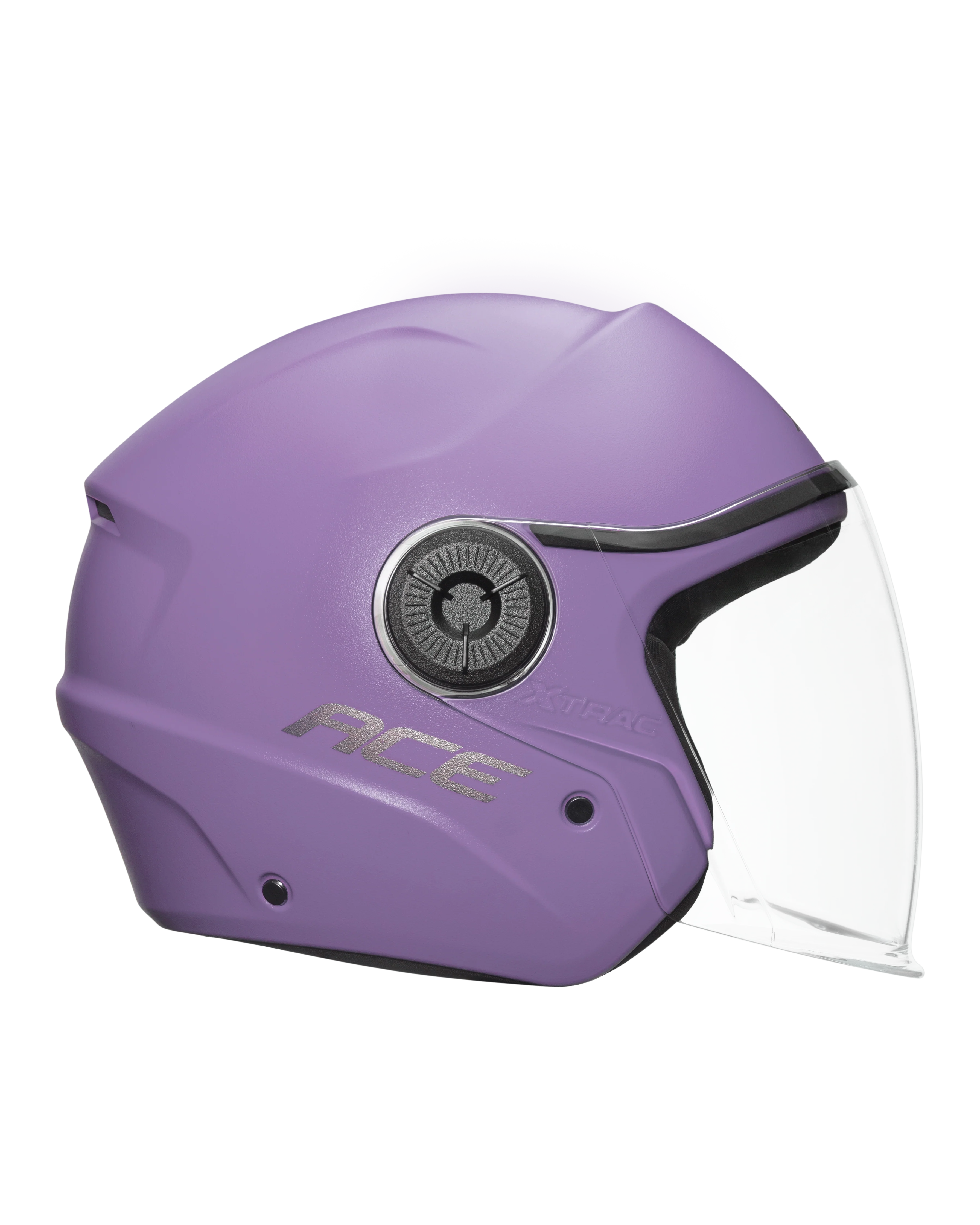 Xtrac Ace Open Face Helmet – ISI Certified Half Face Bike Helmet with ABS Shell, Clear Visor & Comfortable Padding - Image 53