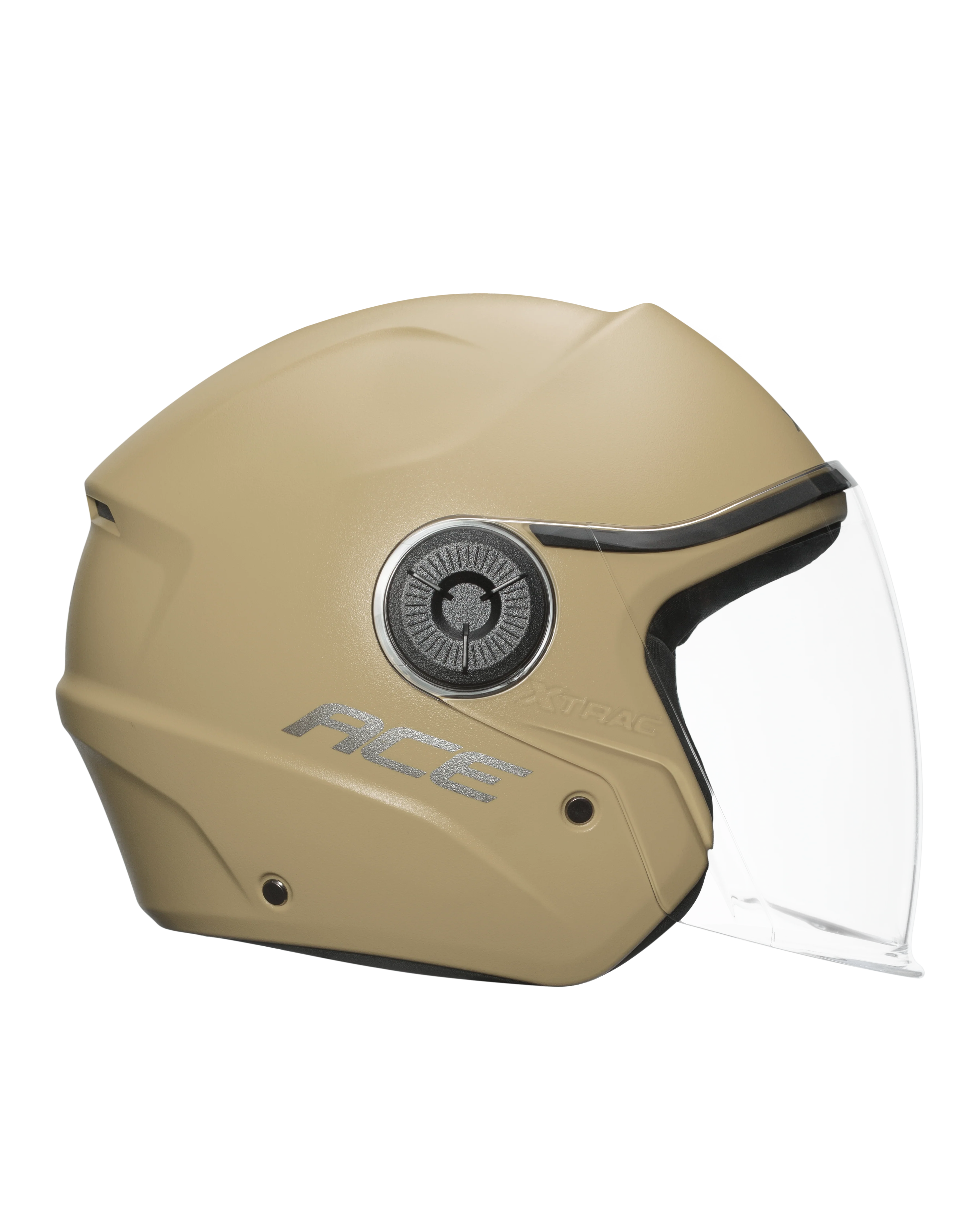 Xtrac Ace Open Face Helmet – ISI Certified Half Face Bike Helmet with ABS Shell, Clear Visor & Comfortable Padding - Image 59