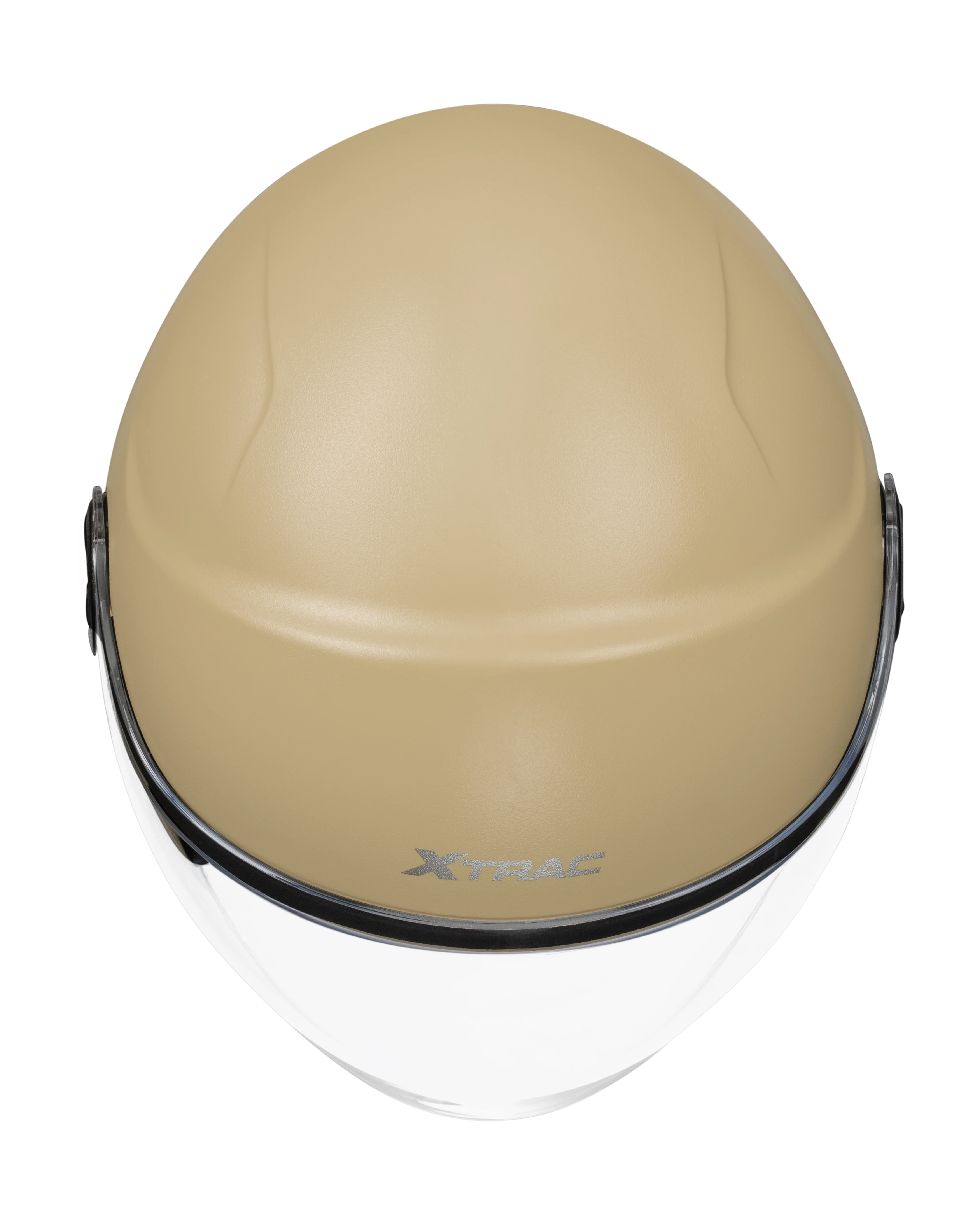 Xtrac Ace Open Face Helmet – ISI Certified Half Face Bike Helmet with ABS Shell, Clear Visor & Comfortable Padding - Image 60