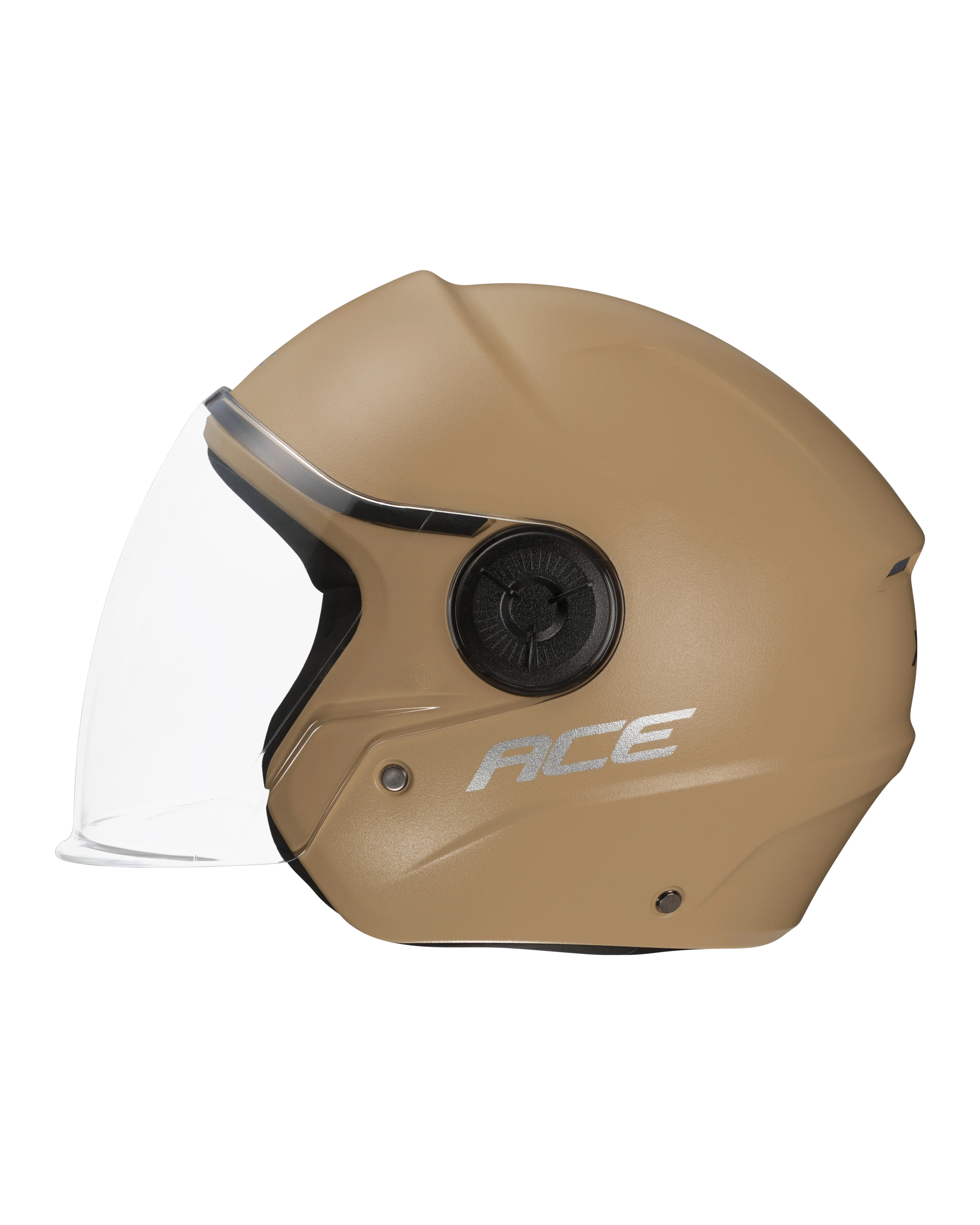 Xtrac Ace Open Face Helmet – ISI Certified Half Face Bike Helmet with ABS Shell, Clear Visor & Comfortable Padding - Image 66