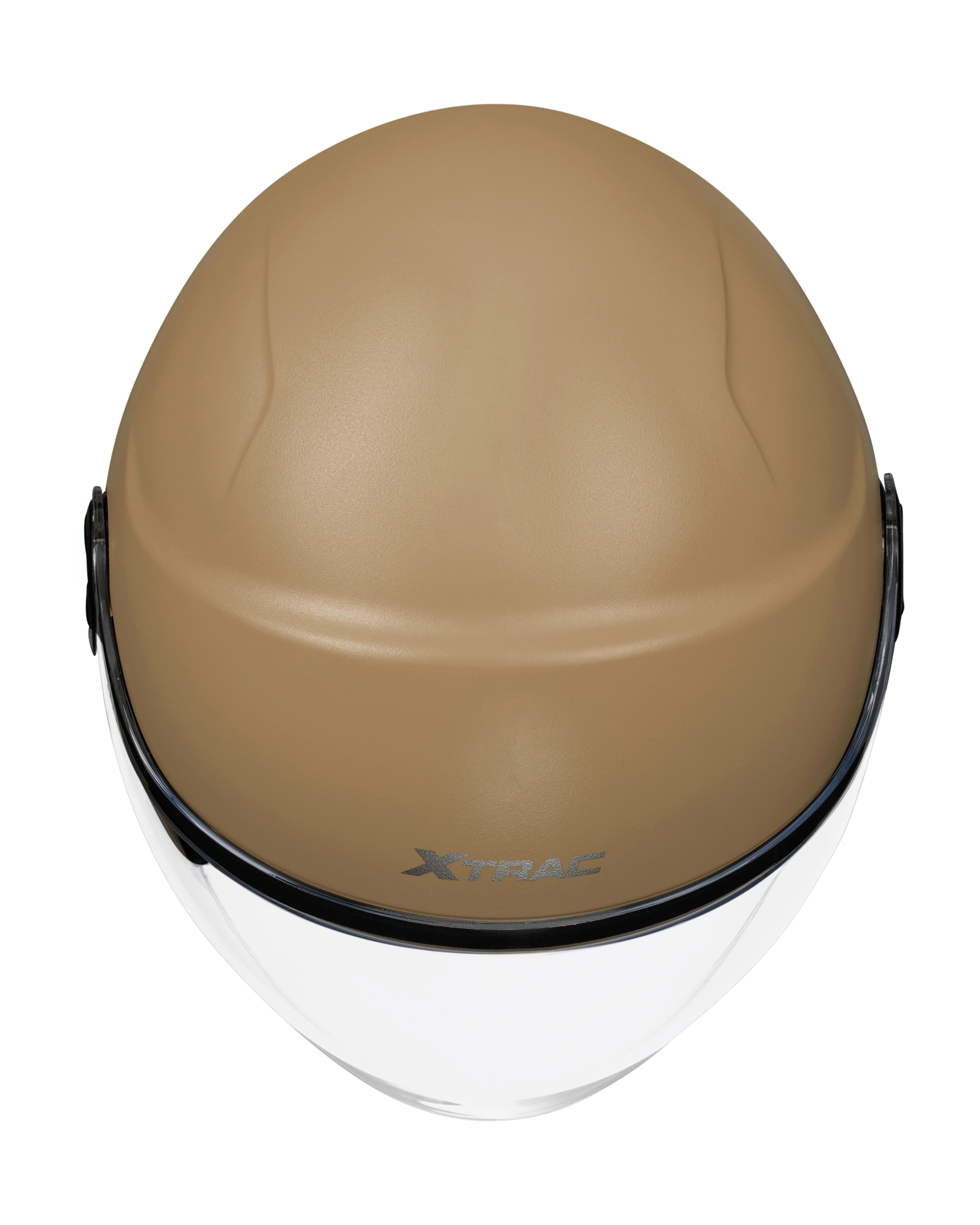 Xtrac Ace Open Face Helmet – ISI Certified Half Face Bike Helmet with ABS Shell, Clear Visor & Comfortable Padding - Image 67