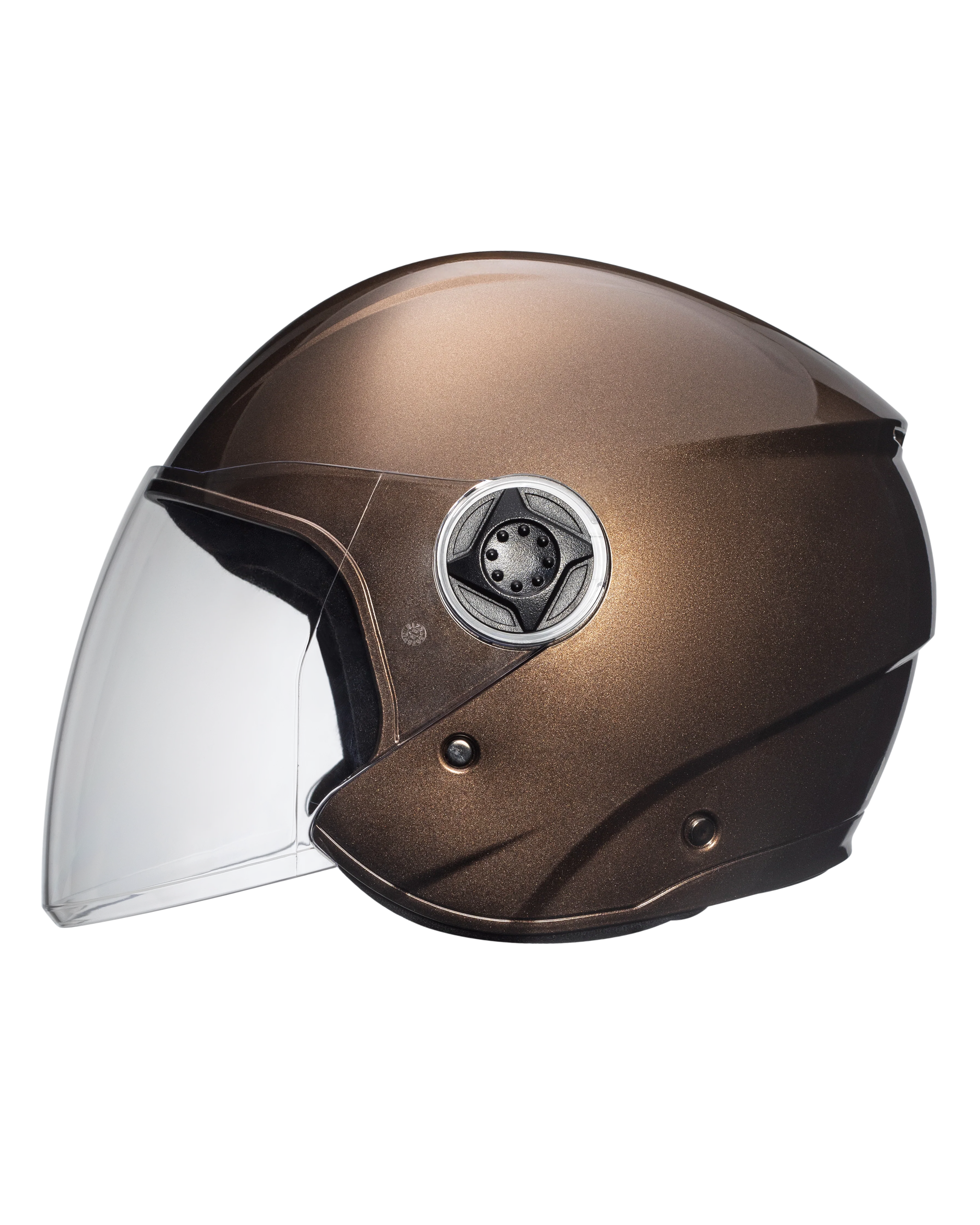 Xtrac Fit ISI Certified Half Face Bike Helmet with Clear Visor | Lightweight Open Face Helmet for Men & Women - Image 43