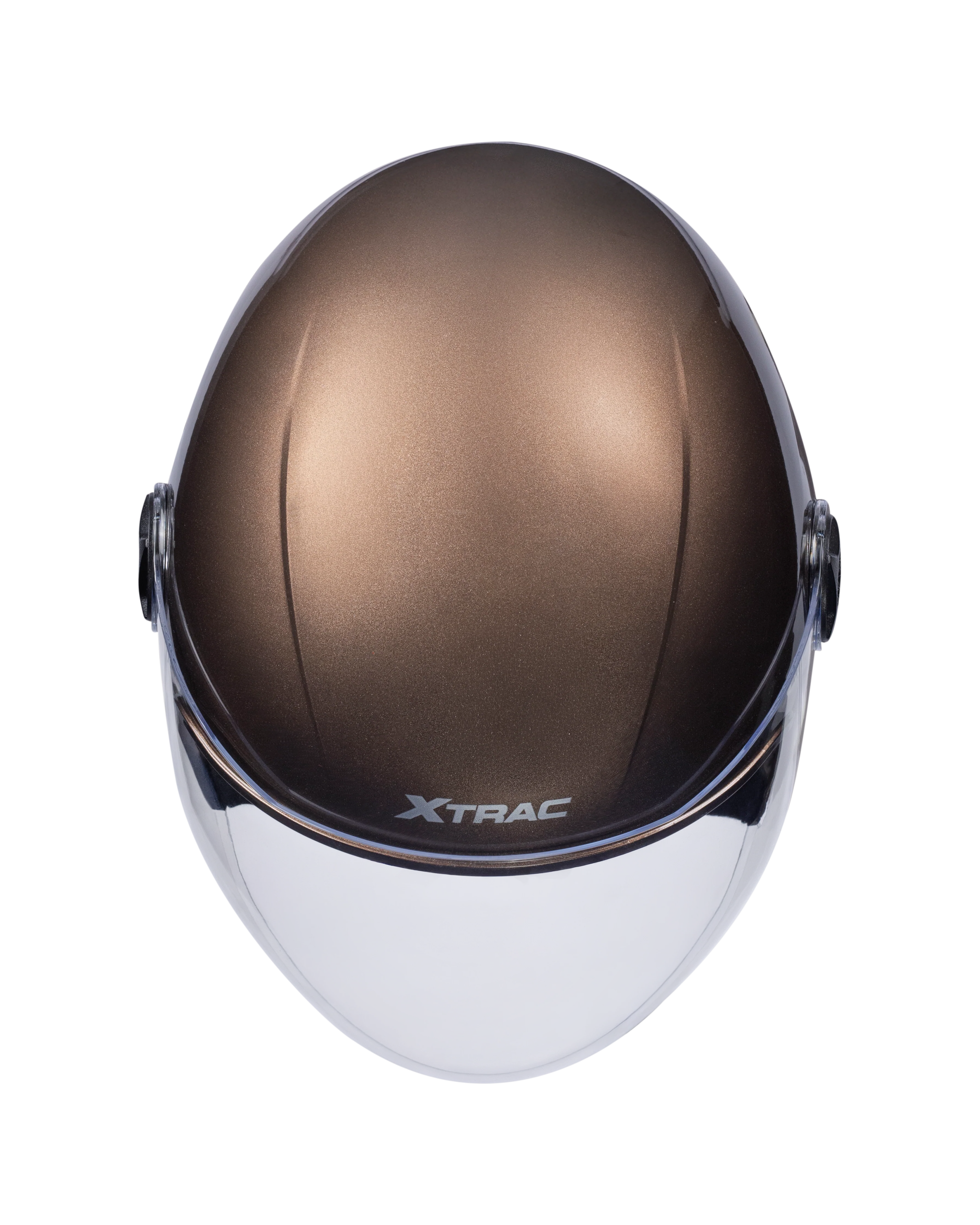 Xtrac Fit ISI Certified Half Face Bike Helmet with Clear Visor | Lightweight Open Face Helmet for Men & Women - Image 45