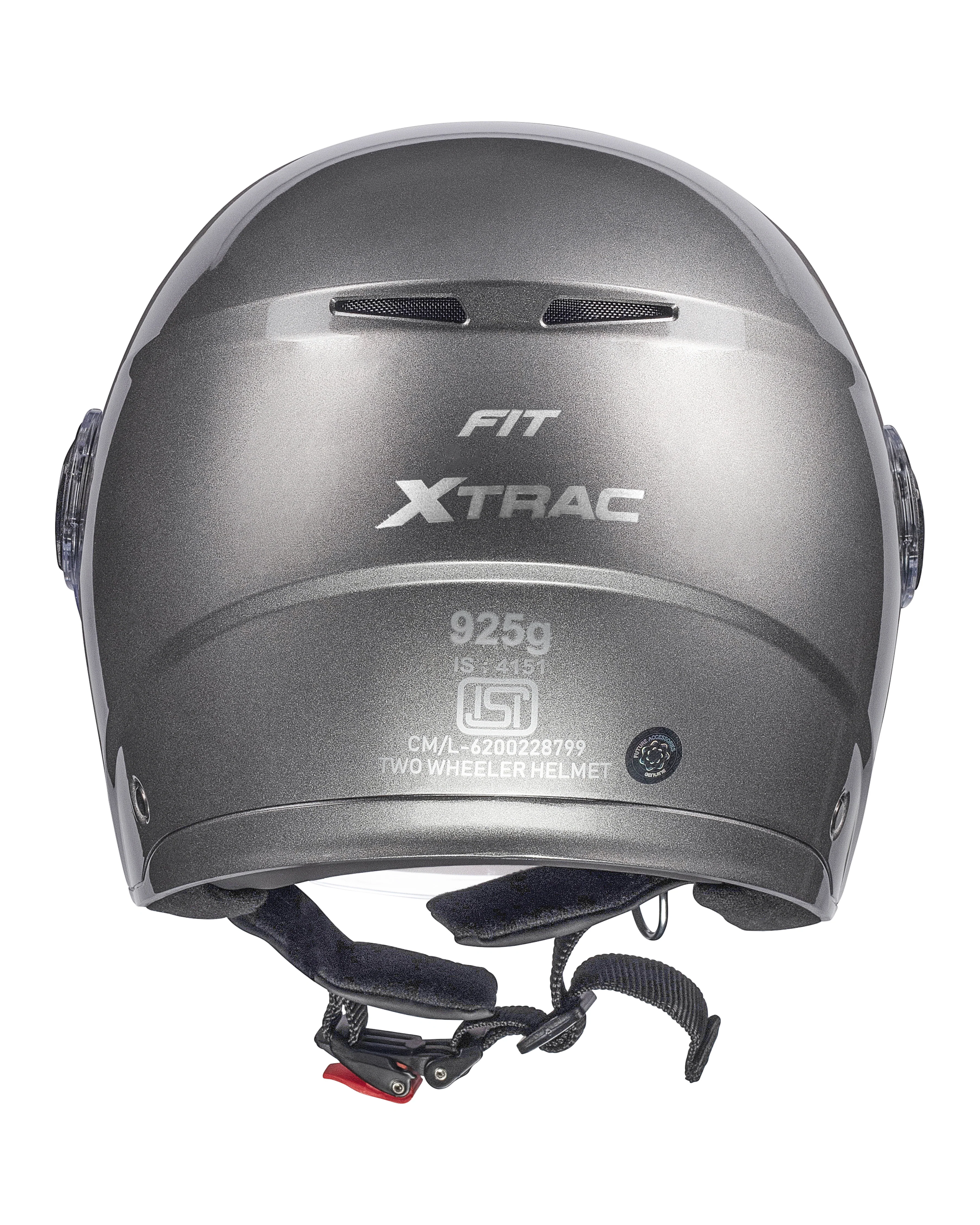 Xtrac Fit ISI Certified Half Face Bike Helmet with Clear Visor | Lightweight Open Face Helmet for Men & Women - Image 47