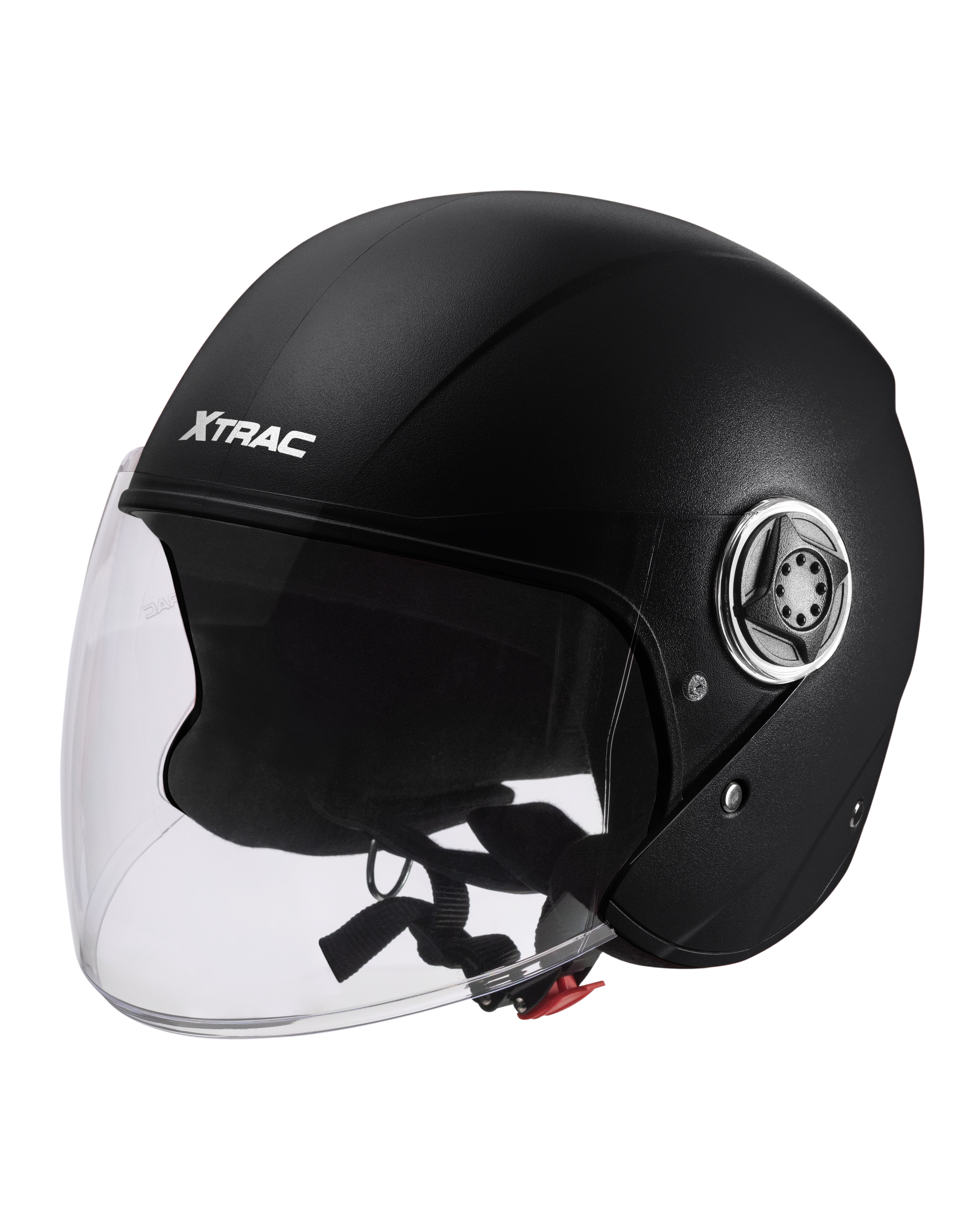 Xtrac Fit ISI Certified Half Face Bike Helmet with Clear Visor | Lightweight Open Face Helmet for Men & Women - Image 5
